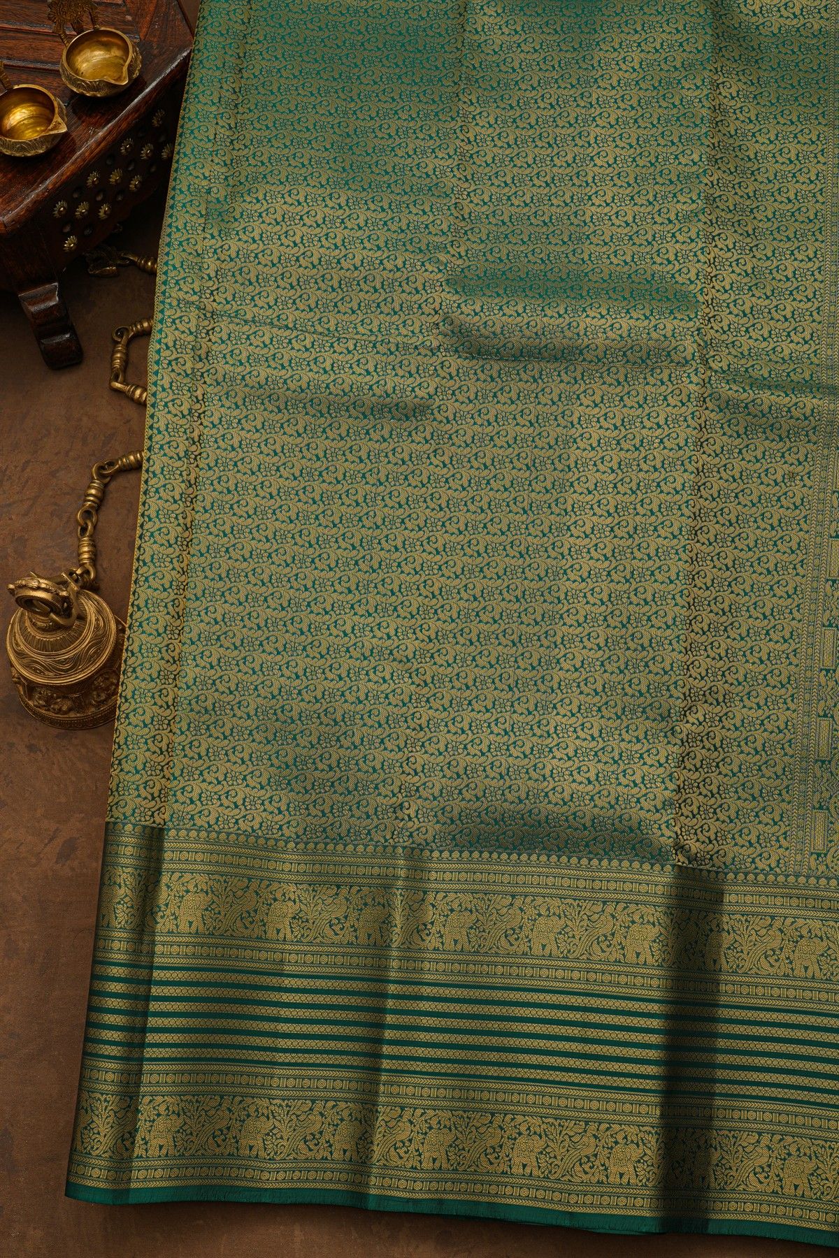 Kancheepuram Silk Magenta Saree