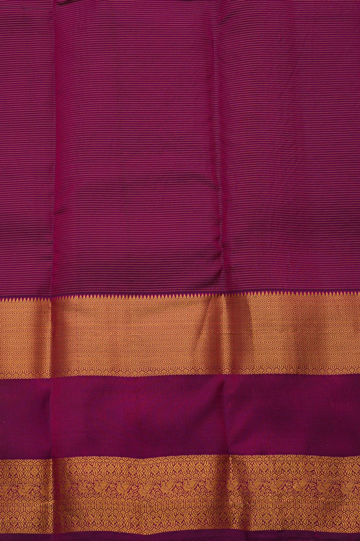 Kancheepuram Silk Purple Saree