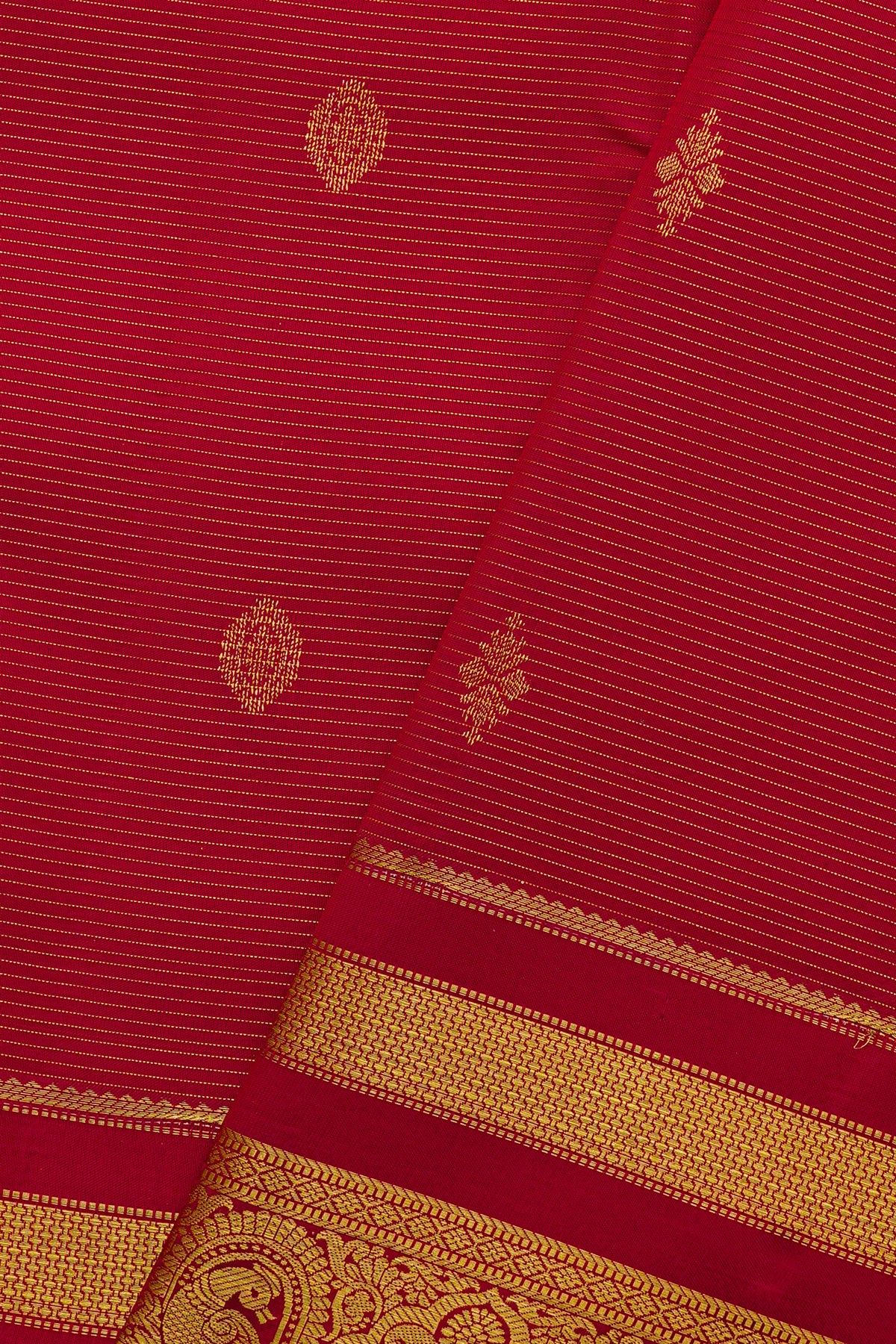Kanchipuram Silk Magenta Saree