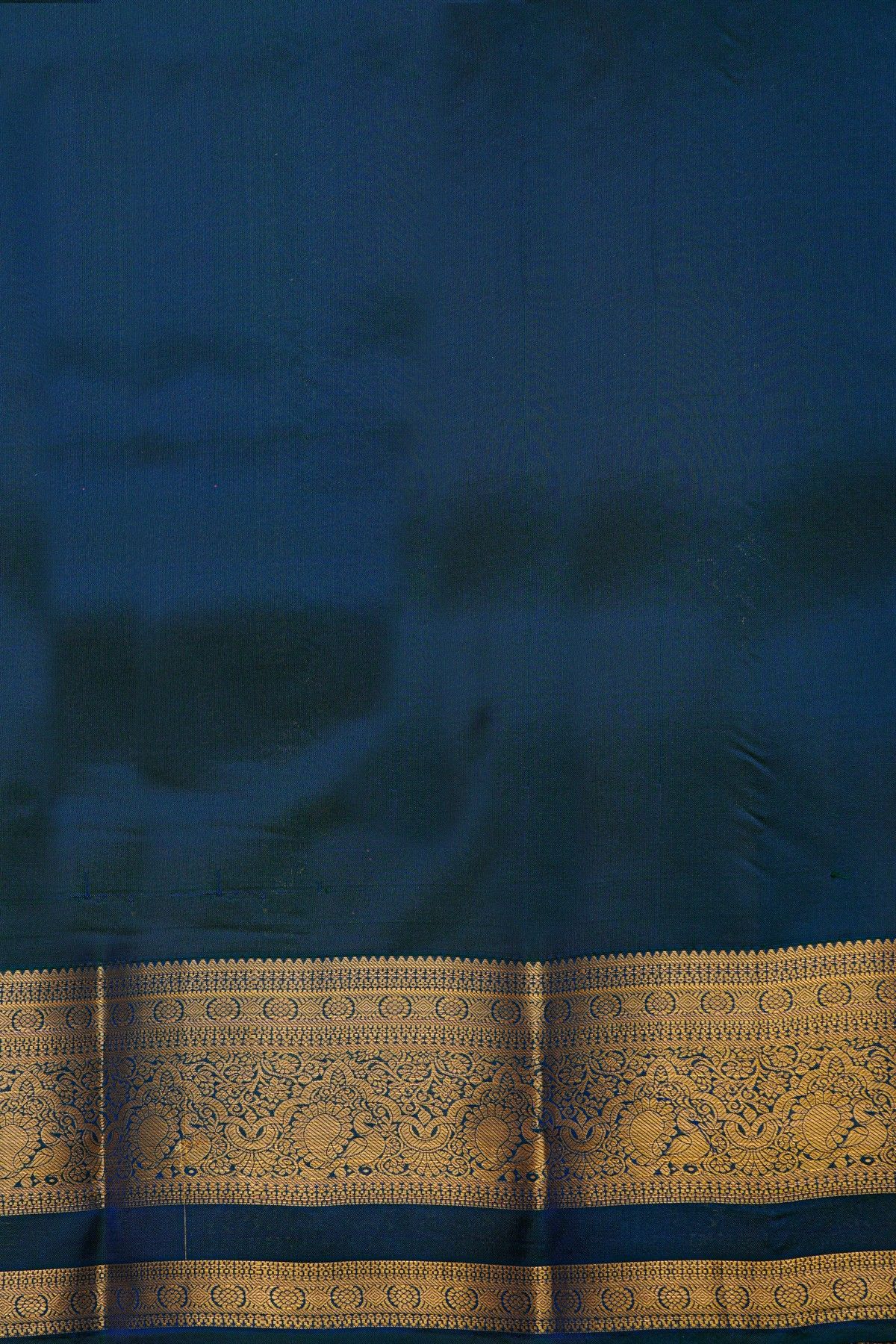 Kanchipuram Silk Navy Blue Saree