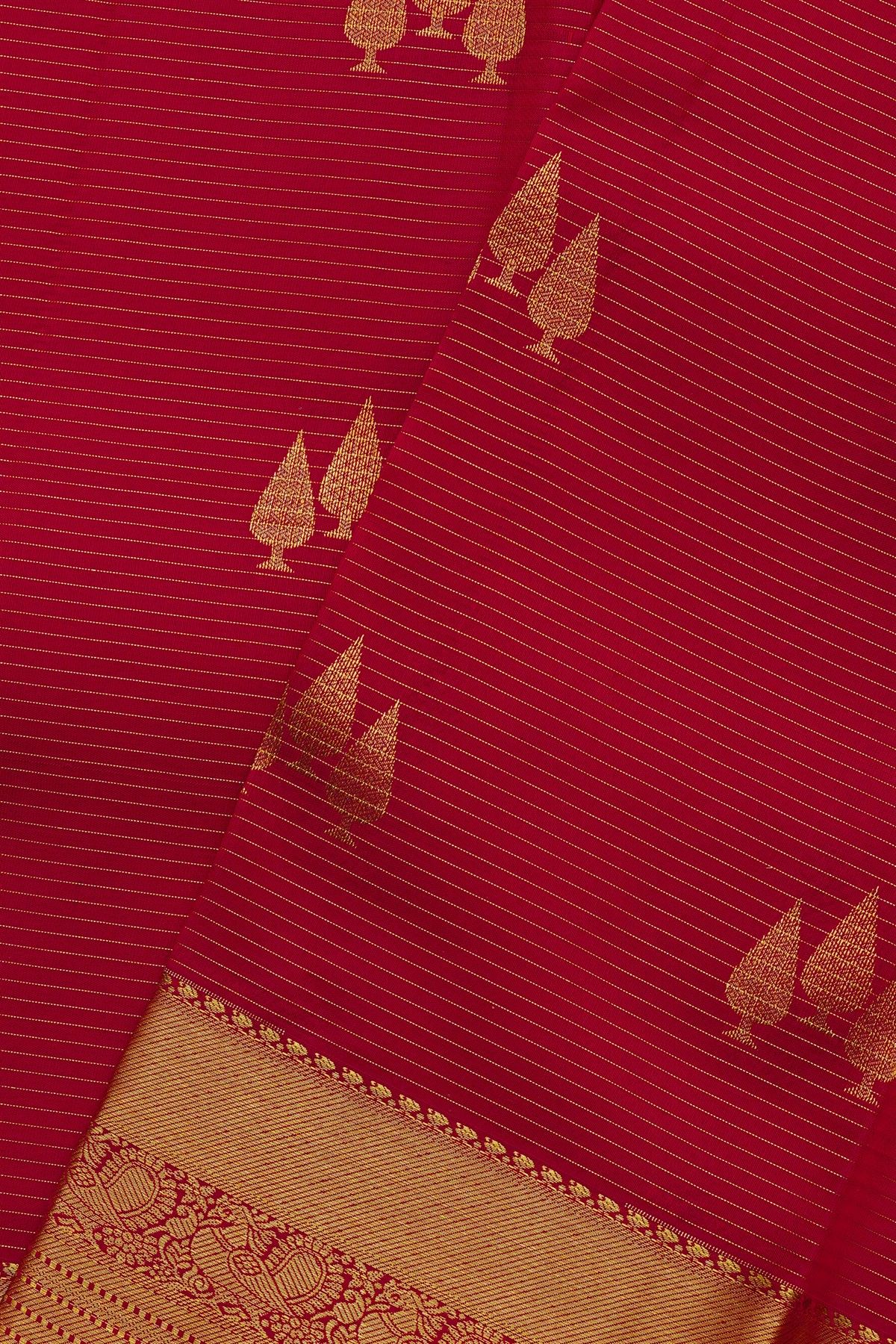 Kanchipuram Silk Magenta Saree