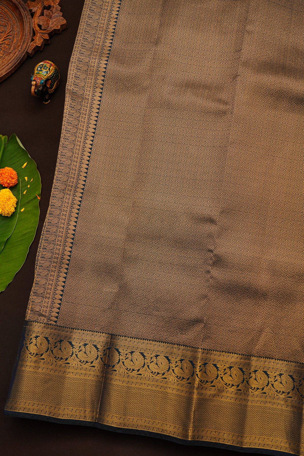 Kanchipuram Silk Black Saree