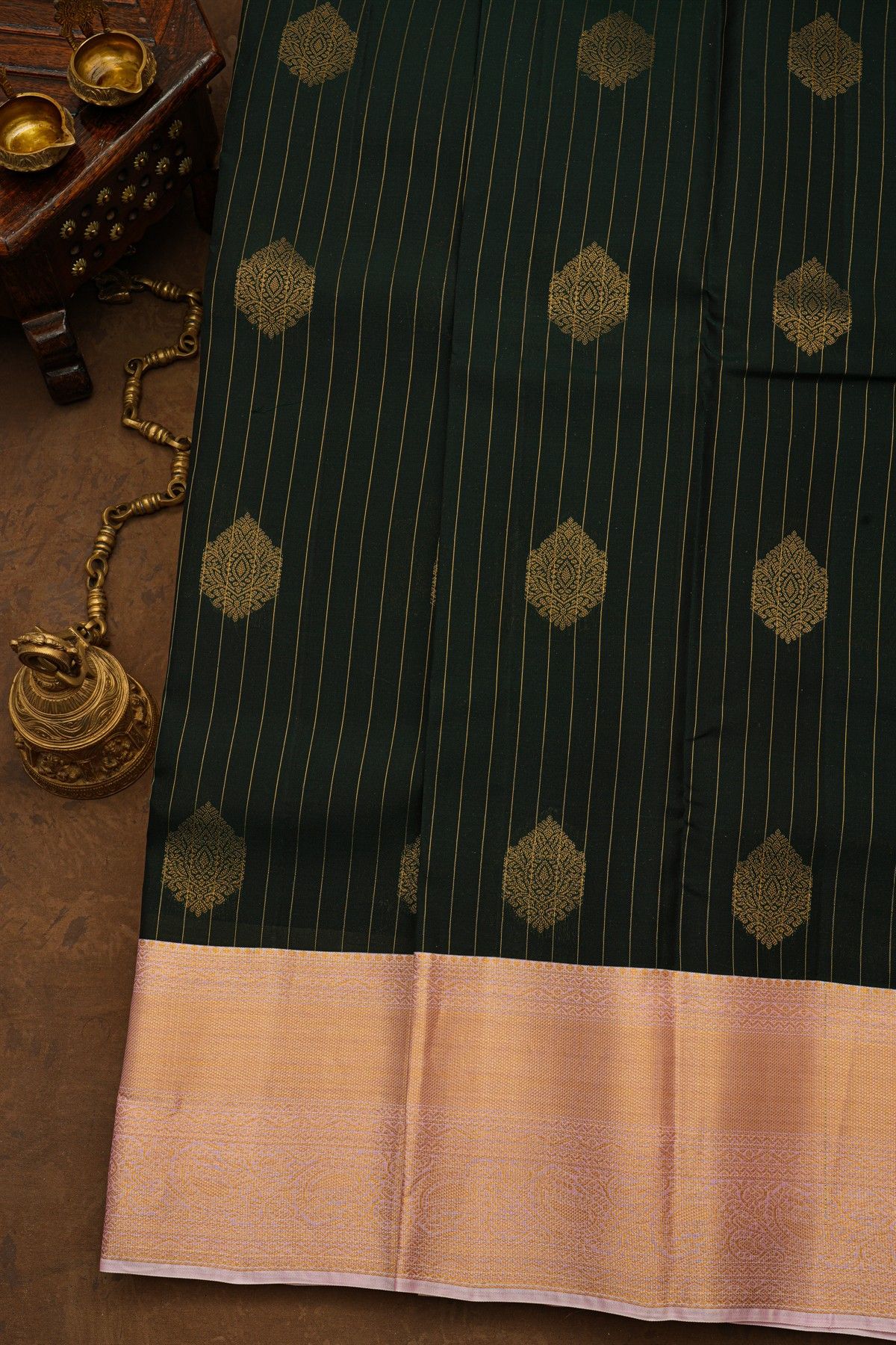 Kancheepuram Silk Black Saree