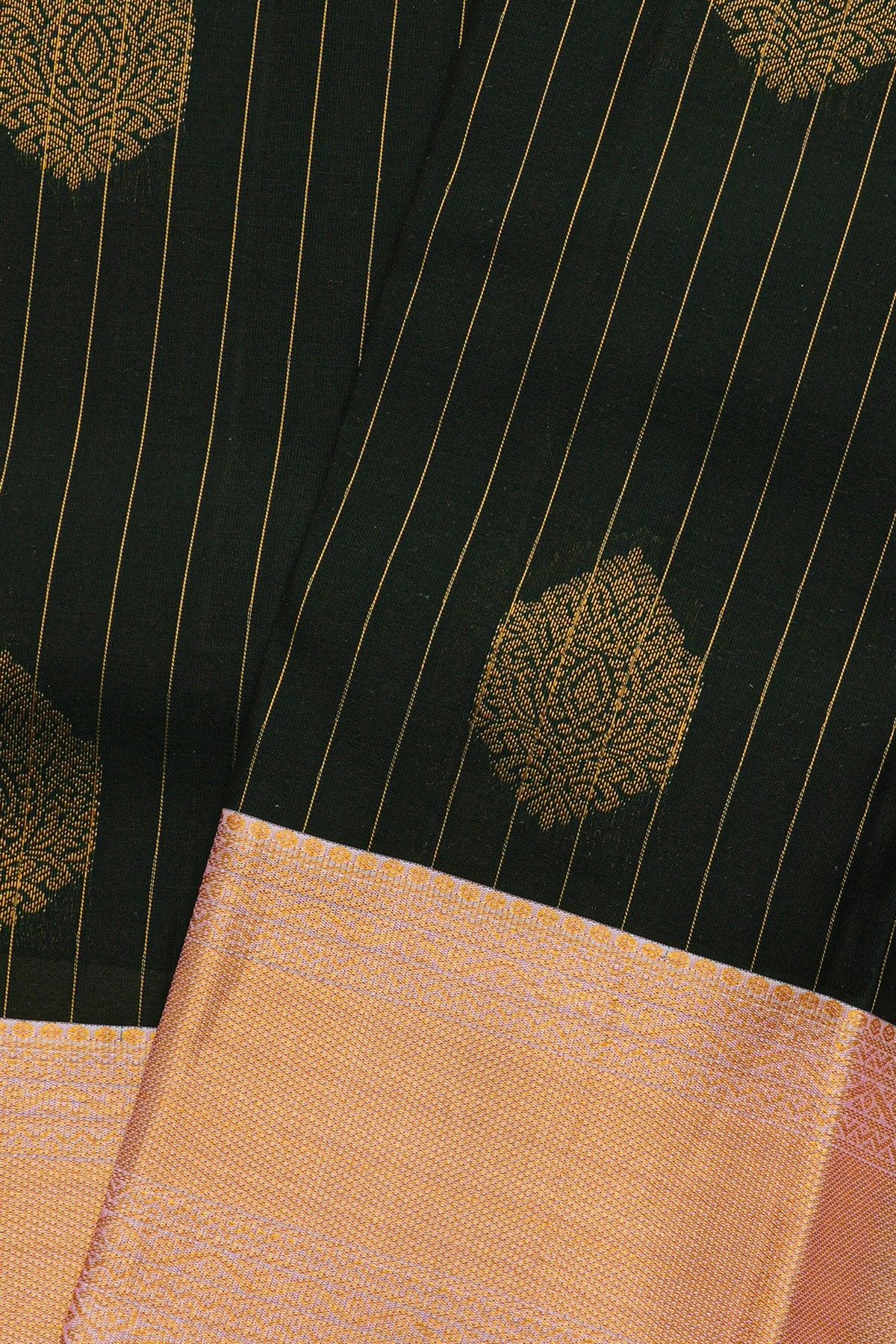 Kancheepuram Silk Black Saree
