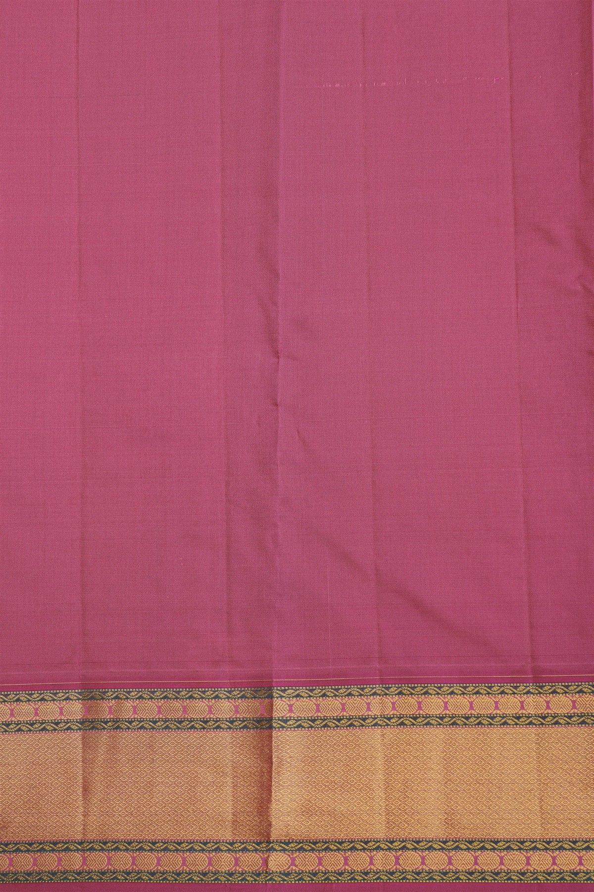 Kancheepuram Silk Wine Saree Checks Body Contrast Border