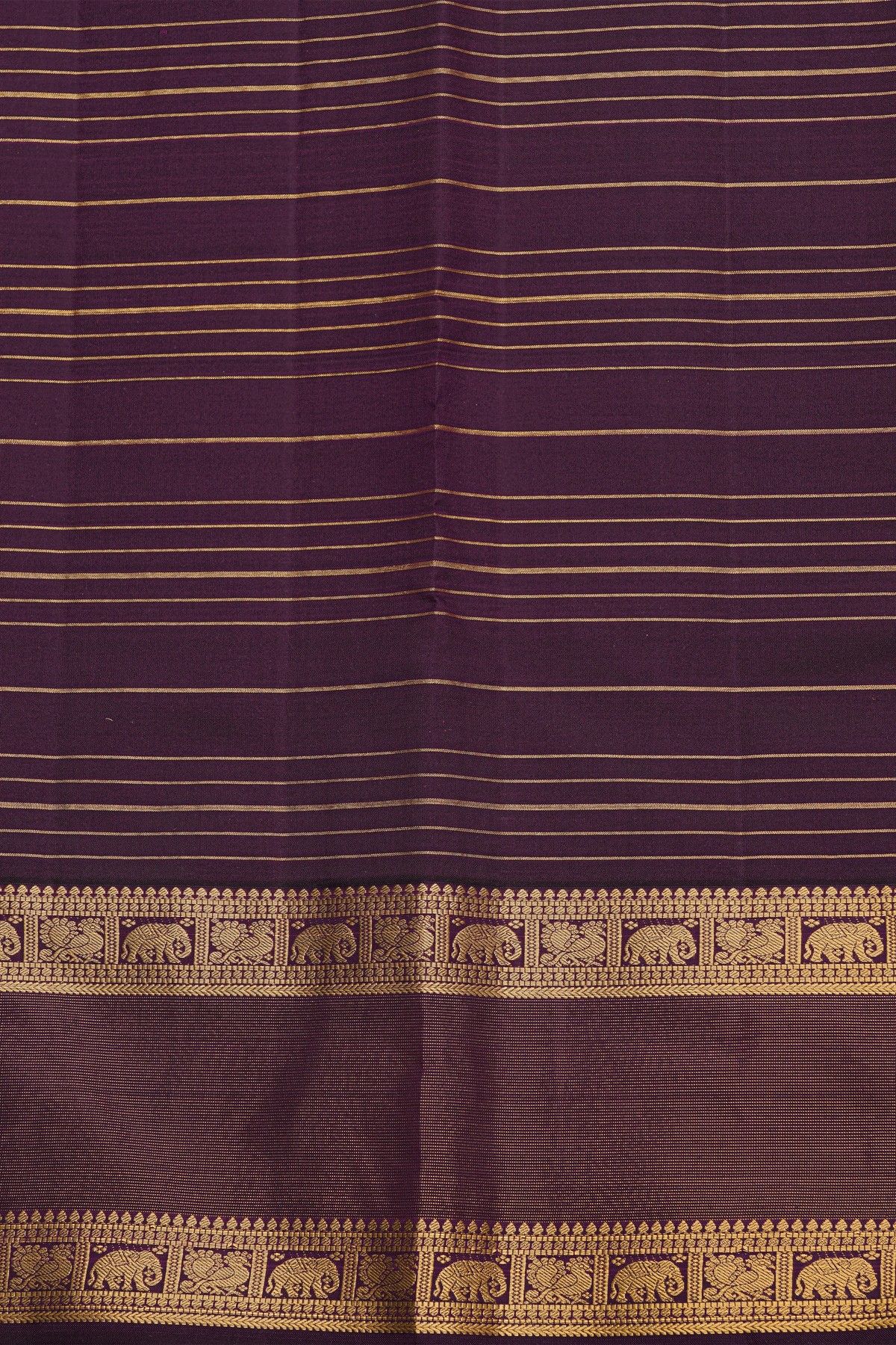 Kancheepuram Silk Light Pink Saree With Checks Body Gap Border