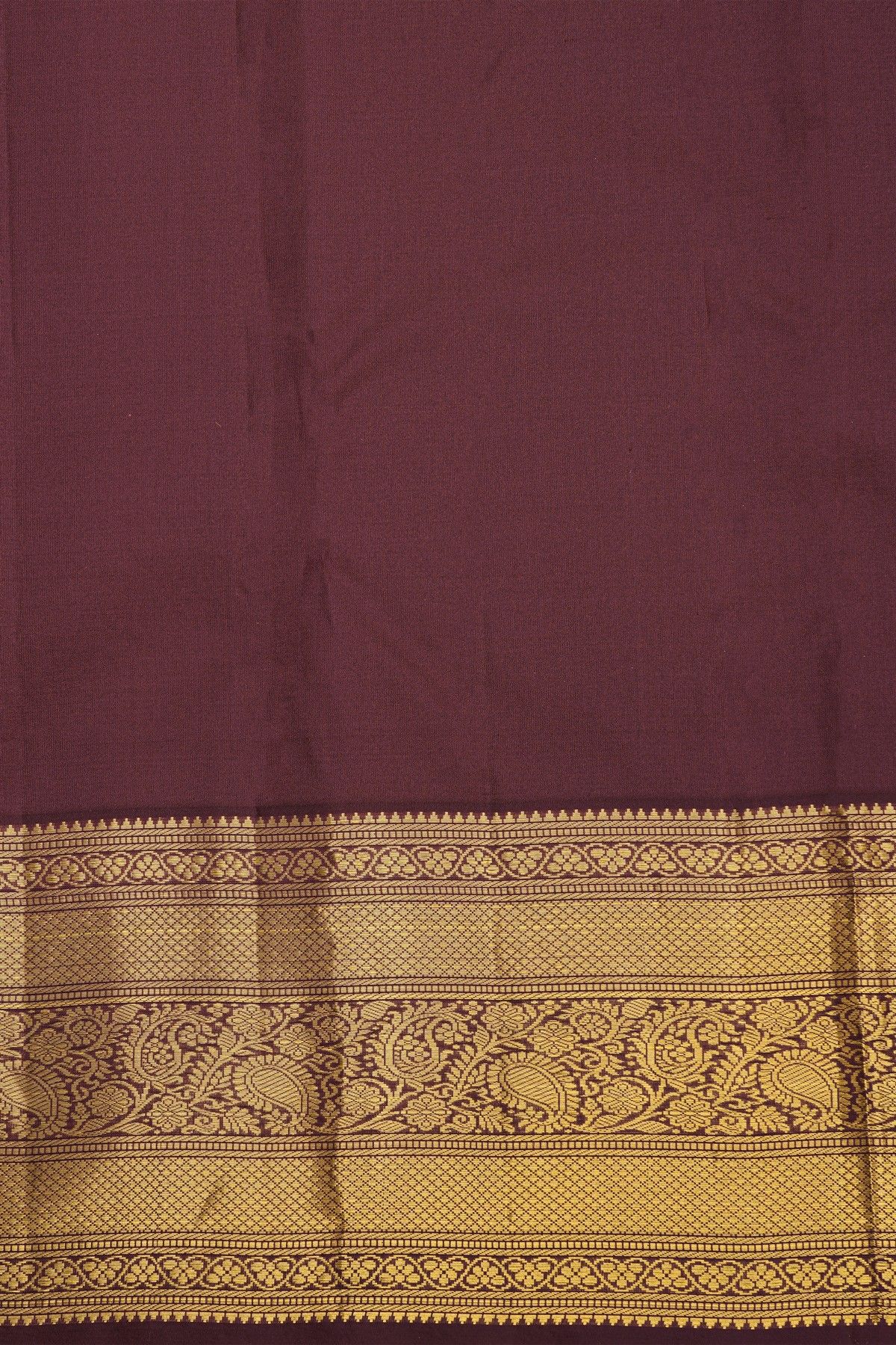 Kancheepuram Silk Pink Saree Zari Lines Body Contrast Border
