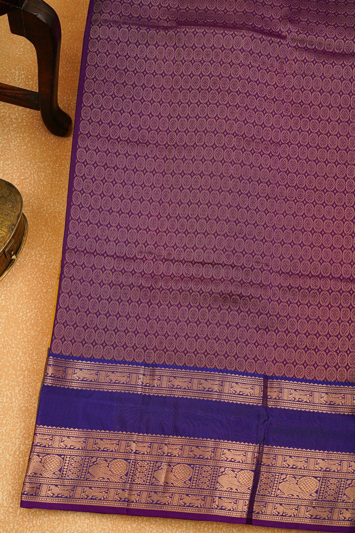 Kuppadam Sico Yellow Saree