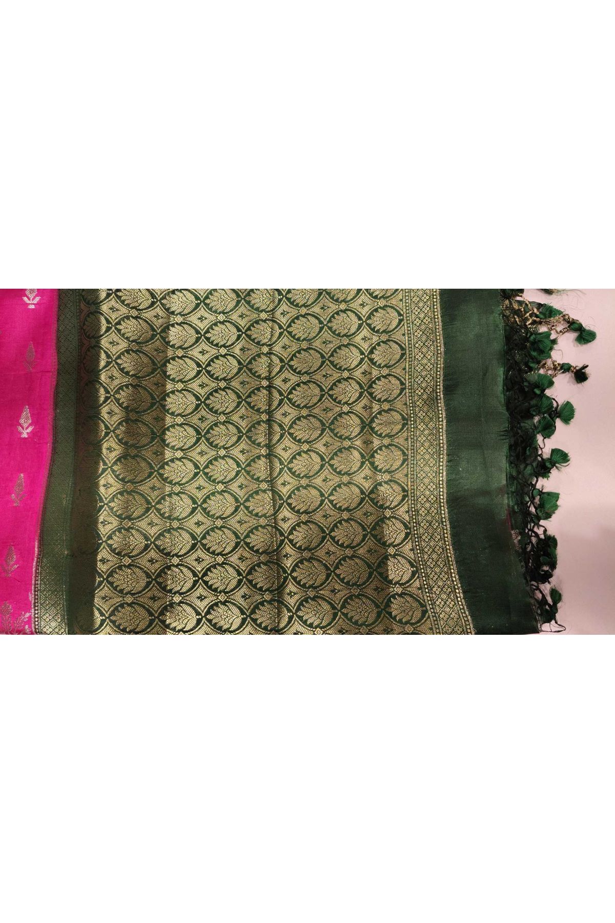 Matka Silk Pink Saree