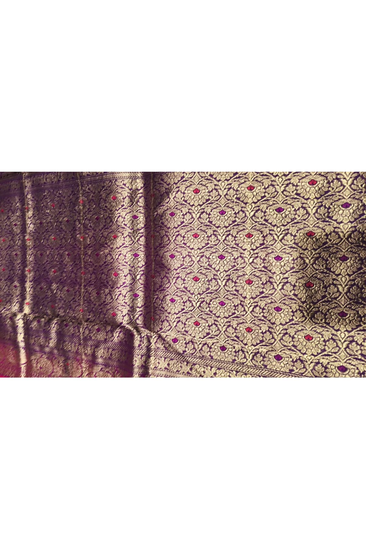 Banarasi Silk Pink Saree