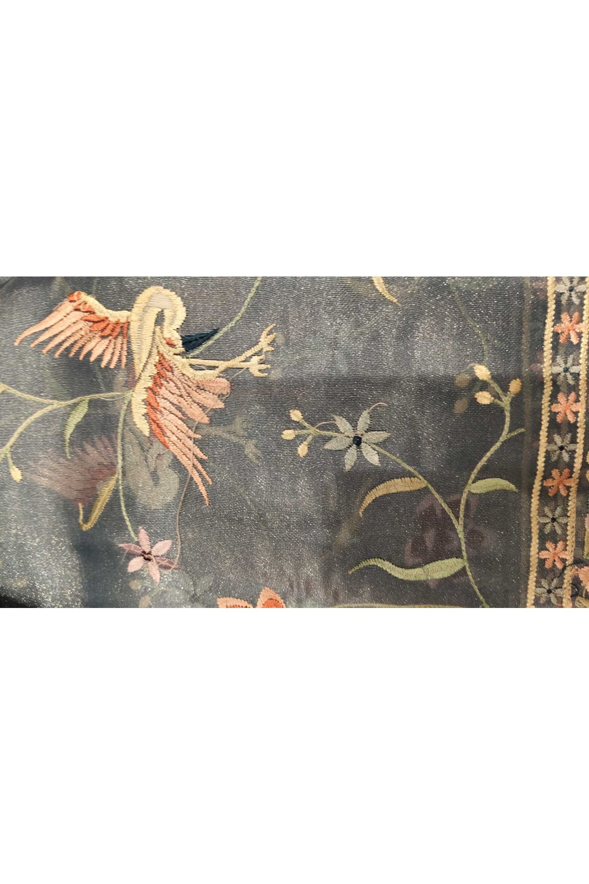 Fancy Kora Powder Blue Saree