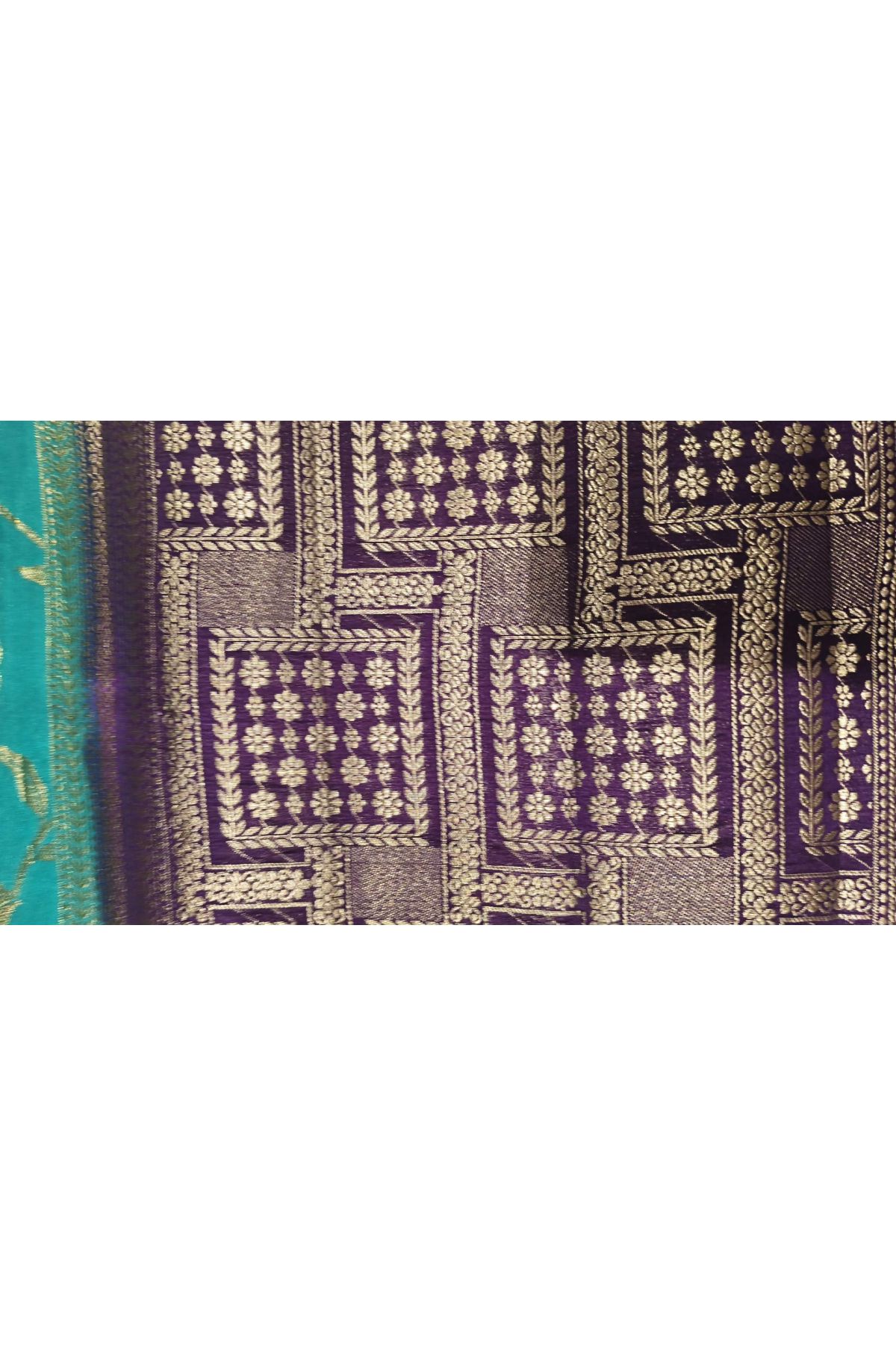 Matka Silk Sea Green Saree