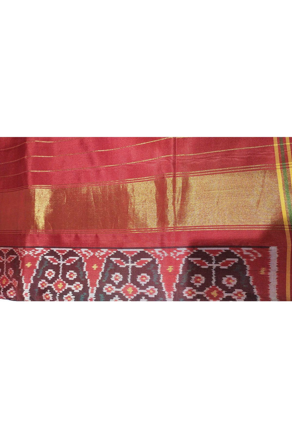 Patola Silk Orange Saree