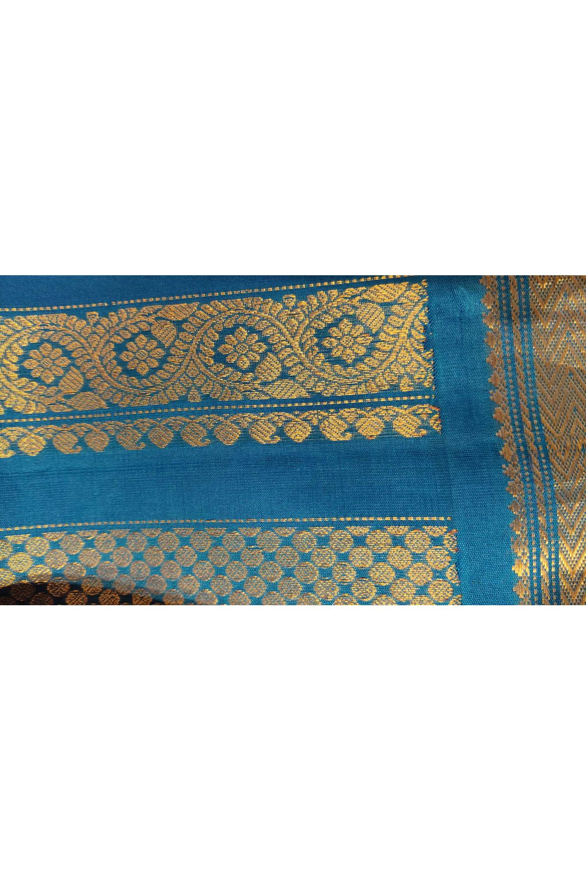 Gadwal Silk Pink Saree
