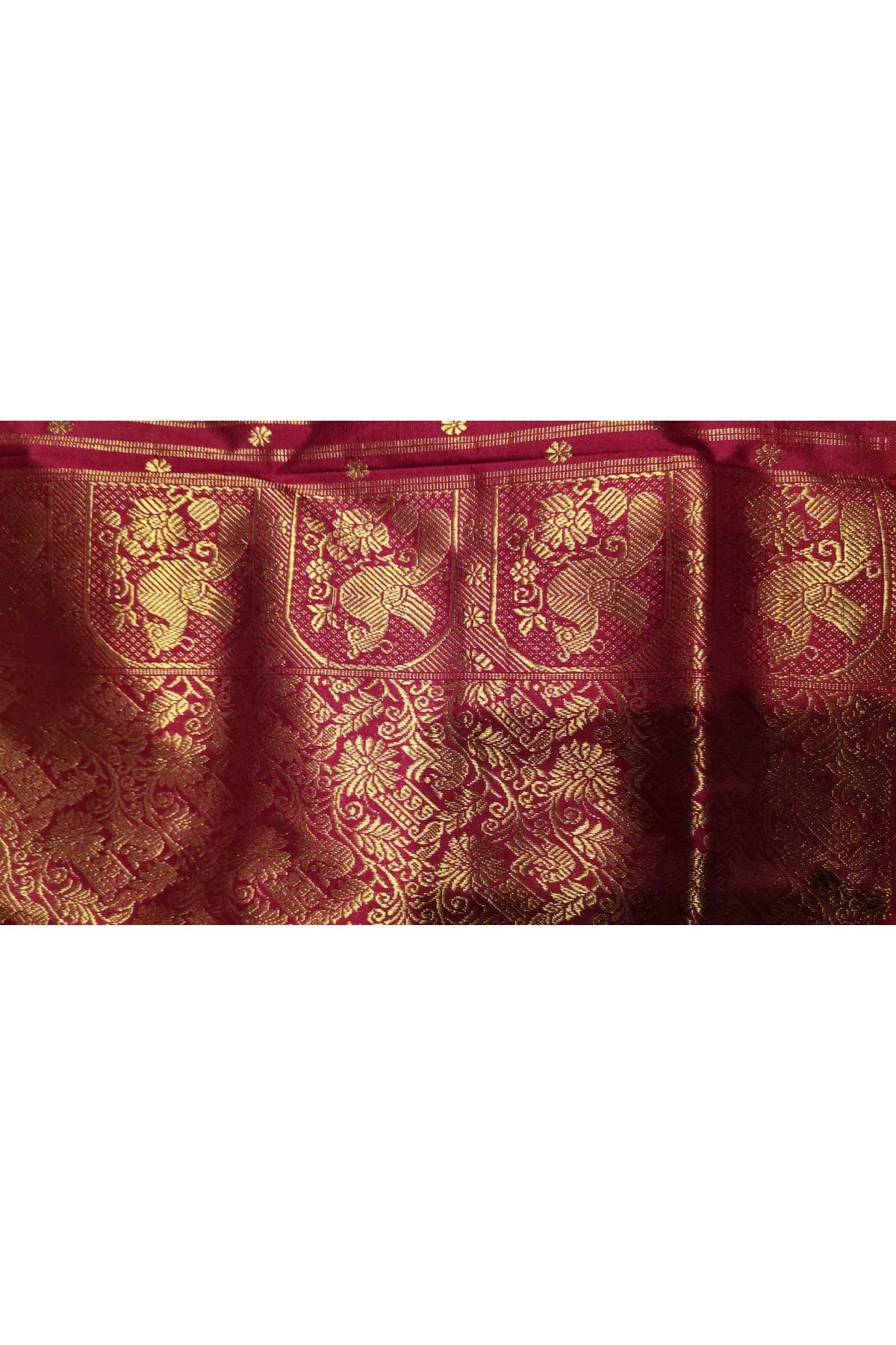 Narayanpet Silk Cream Saree