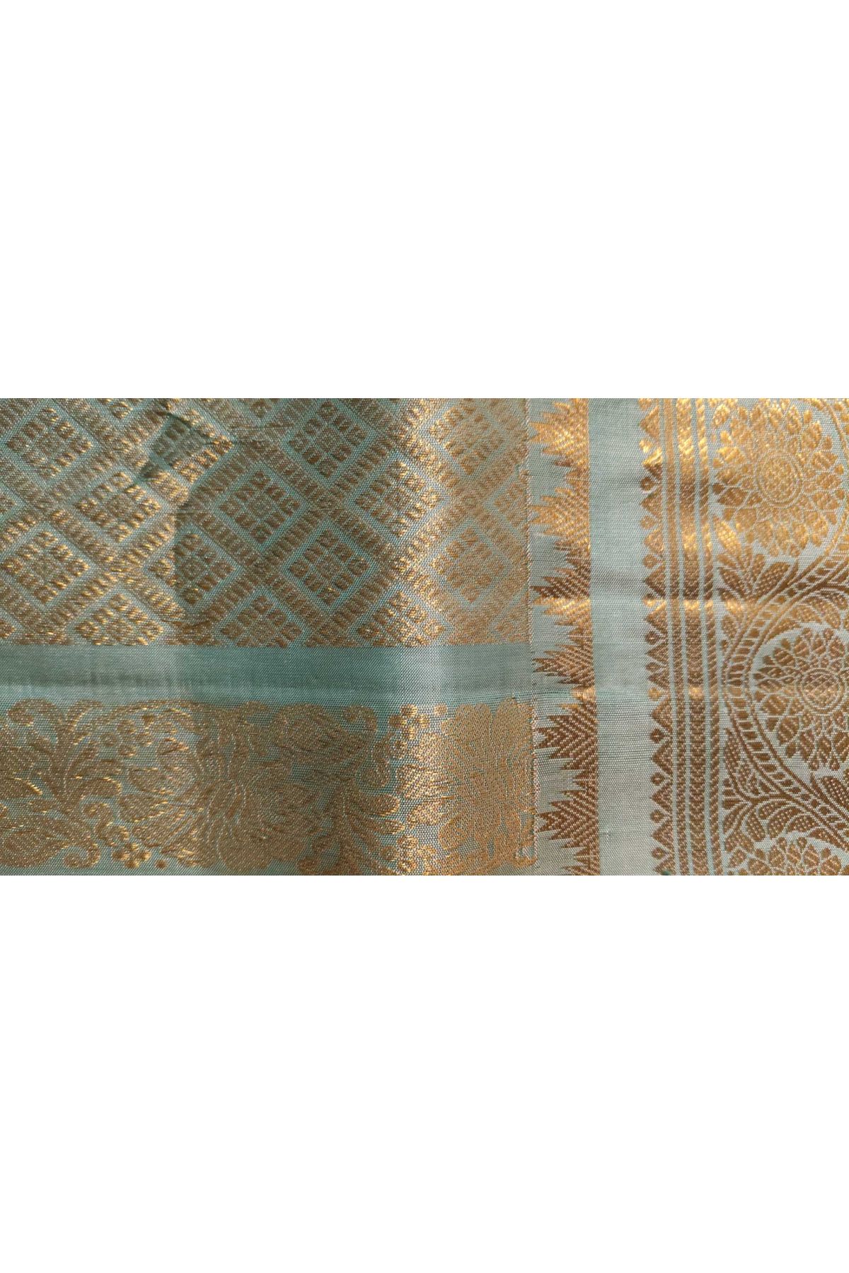 Gadwal Silk Lavender Saree