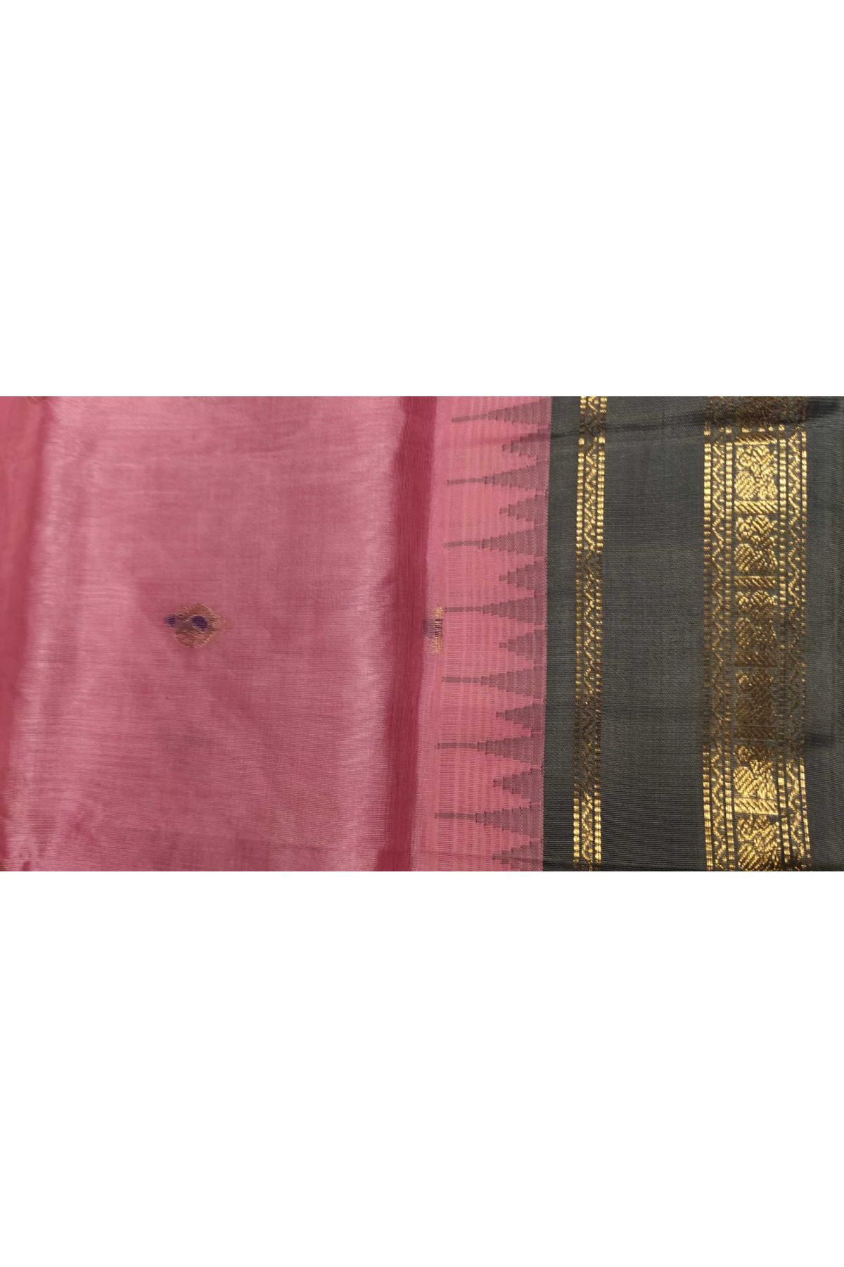 Kuppadam Sico Baby Pink Saree