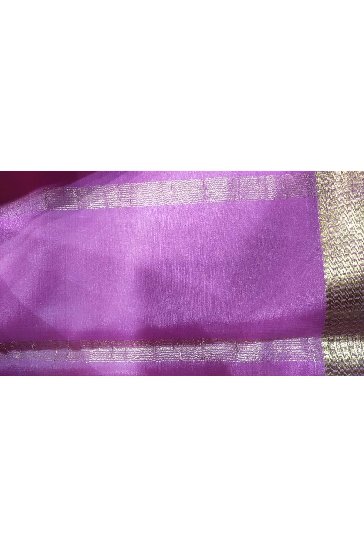 Mysore Crepe Lavender Saree