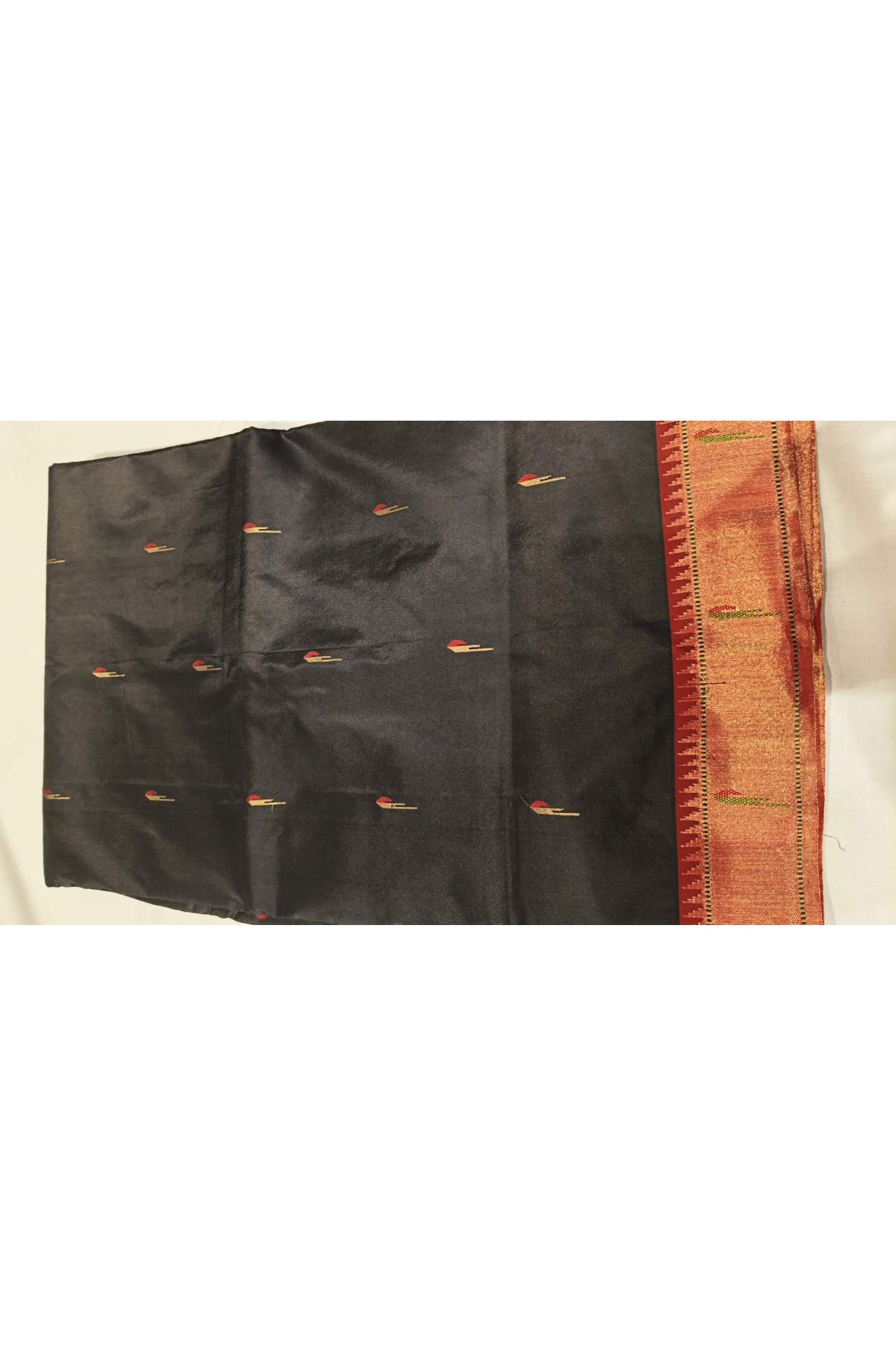 Paithani Silk Black Saree