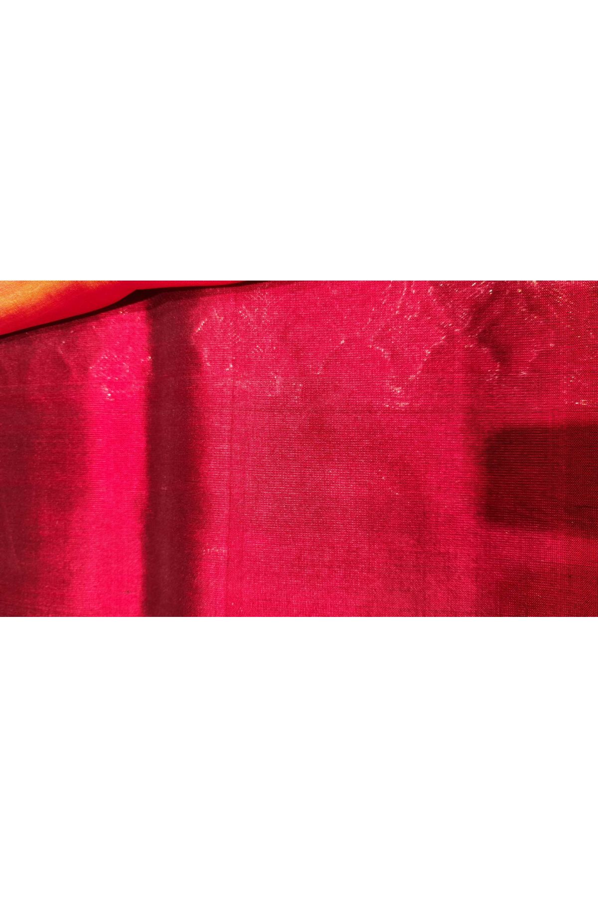 Venkatagiri Silk Orange Saree