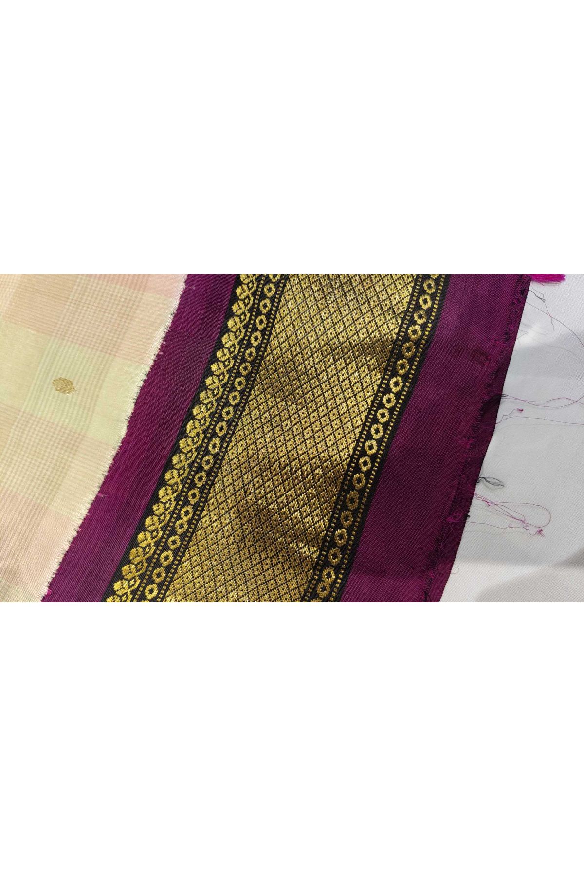 Gadwal Silk Multi Colour Saree