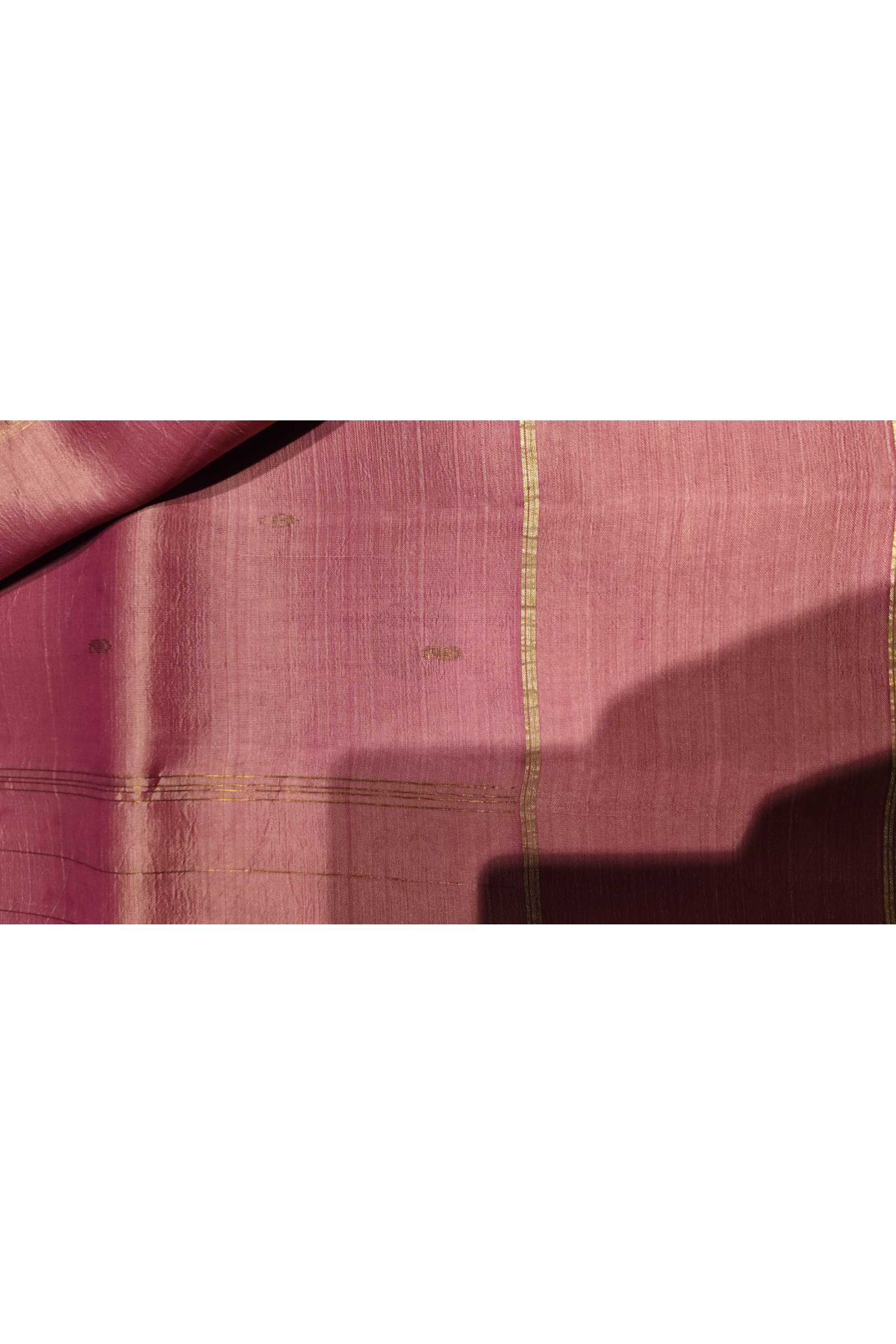 Kalamkari Silk Yellow Saree With Florals Border