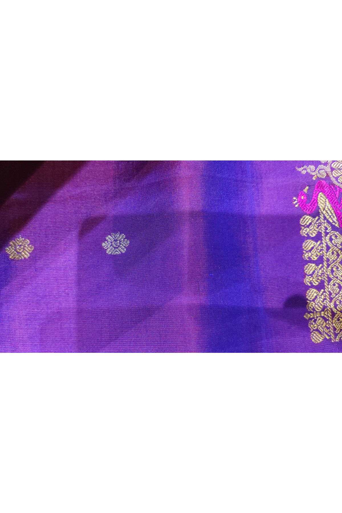 Gadwal Silk Light Green Saree