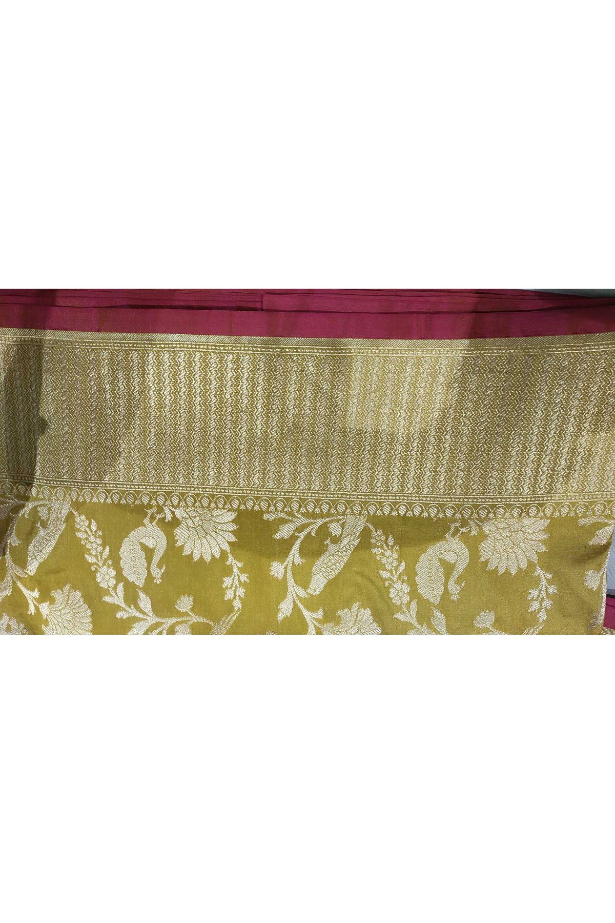 Banarasi Silk Yellow Saree