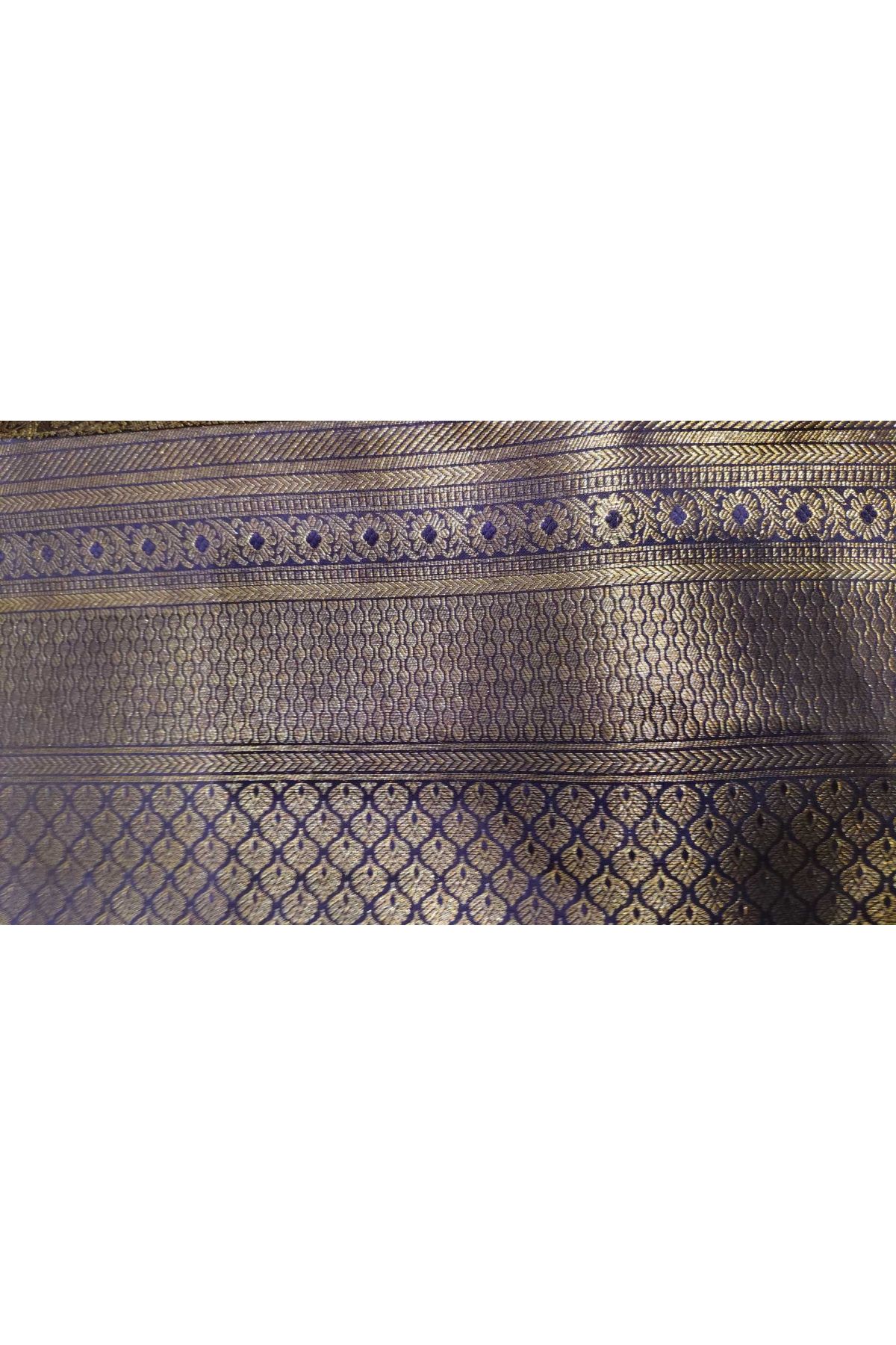 Kancheepuram Silk Mustard Saree