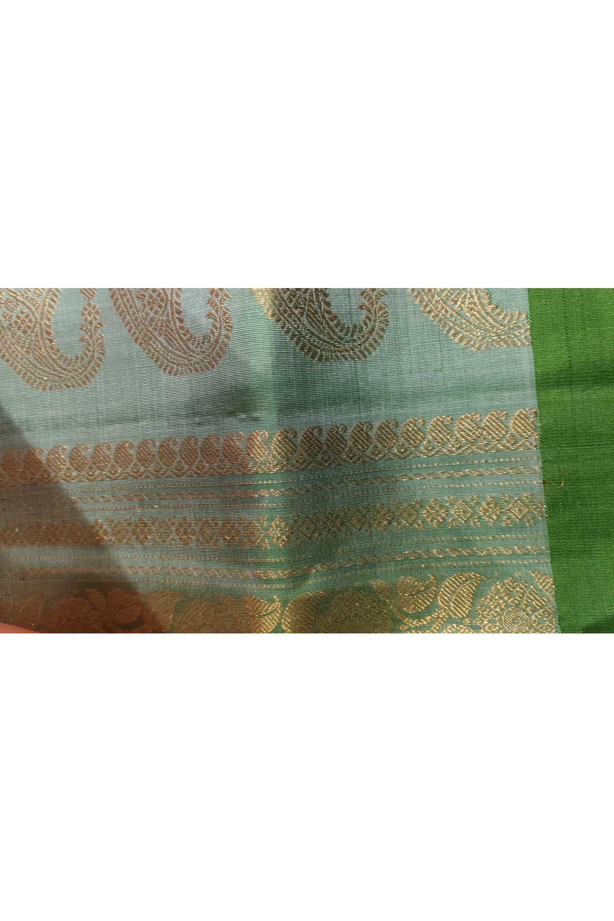 Gadwal Silk Baby Pink Saree