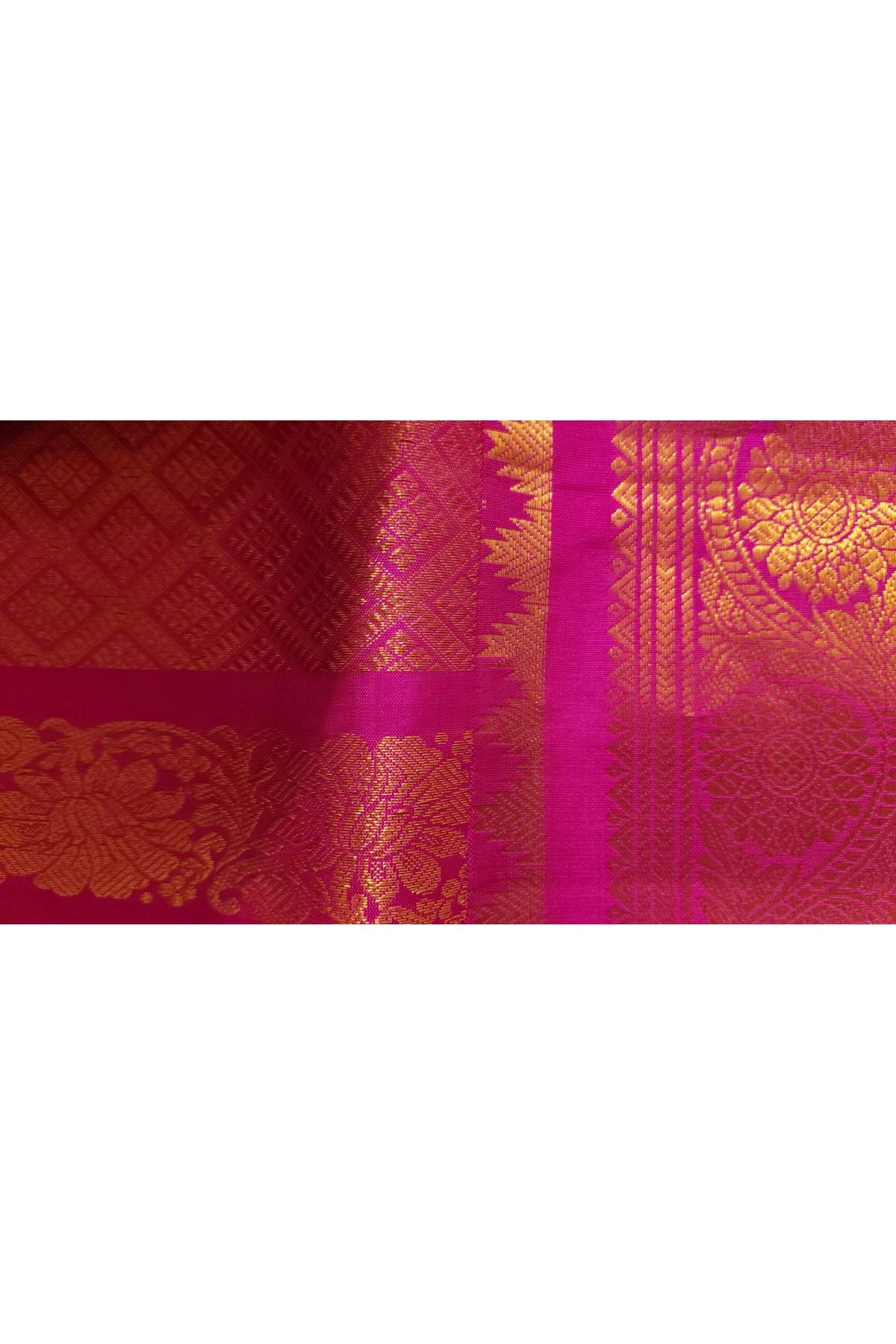 Gadwal Silk Pink Saree