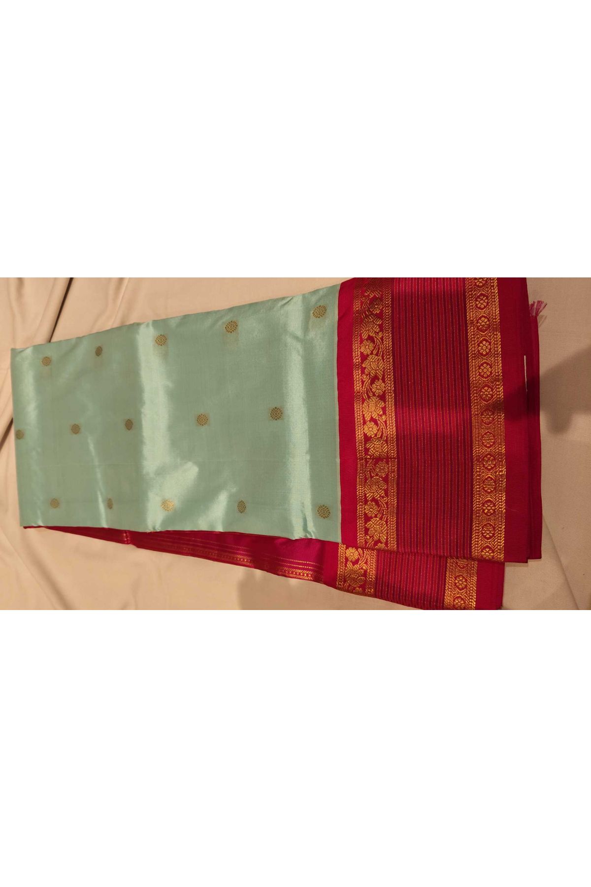 Narayanpet Silk Sky Blue Saree