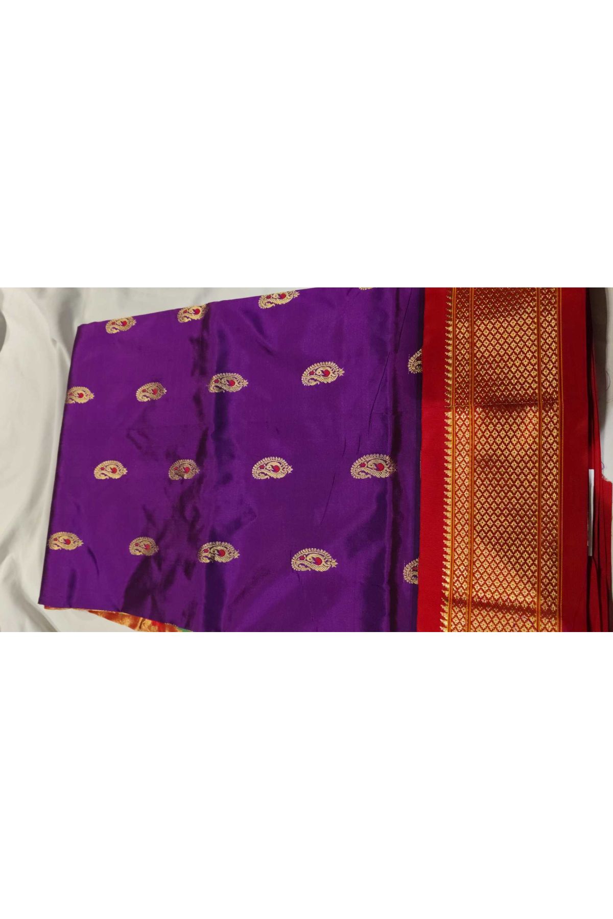Narayanpet Silk Violet Saree