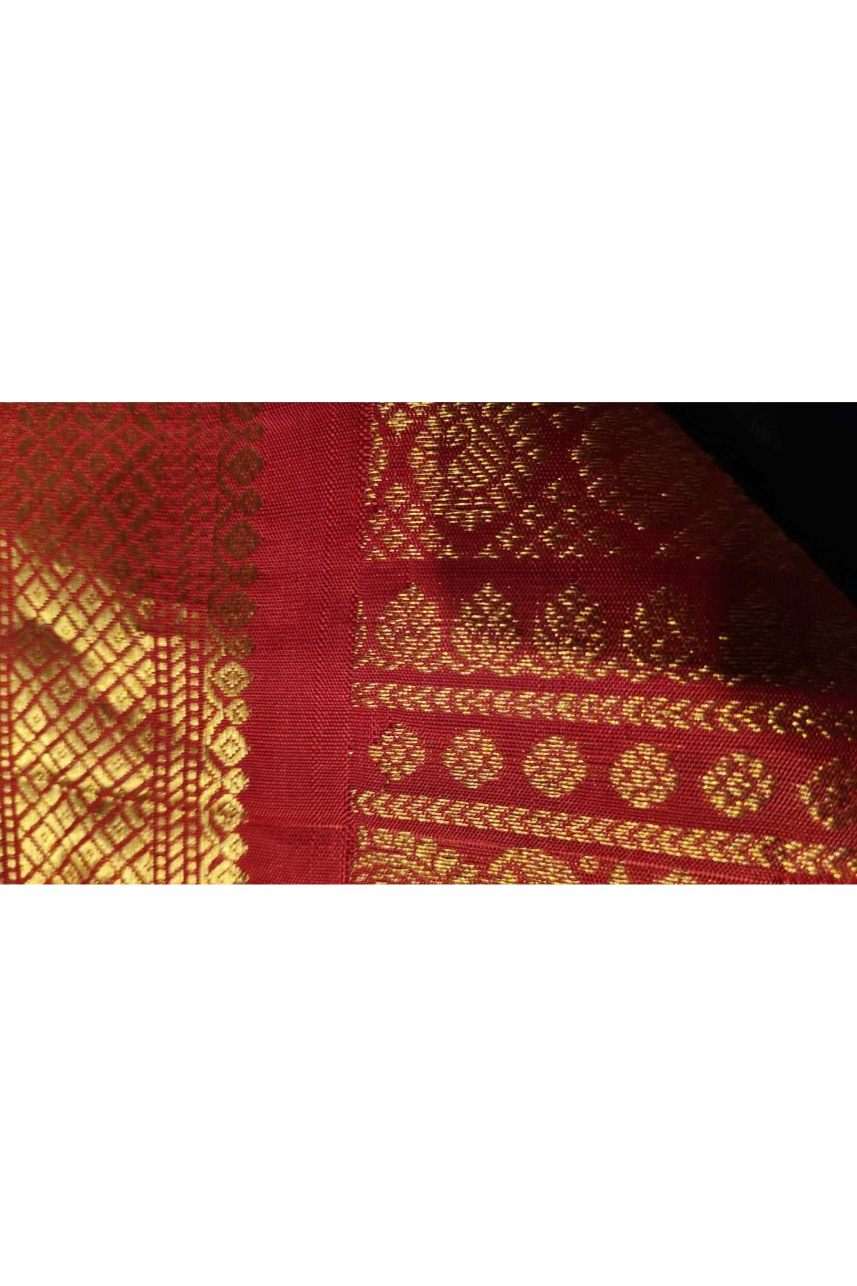 Gadwal Silk Black Saree