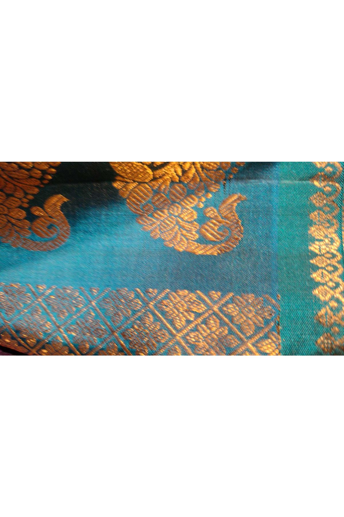 Gadwal Silk Violet Saree