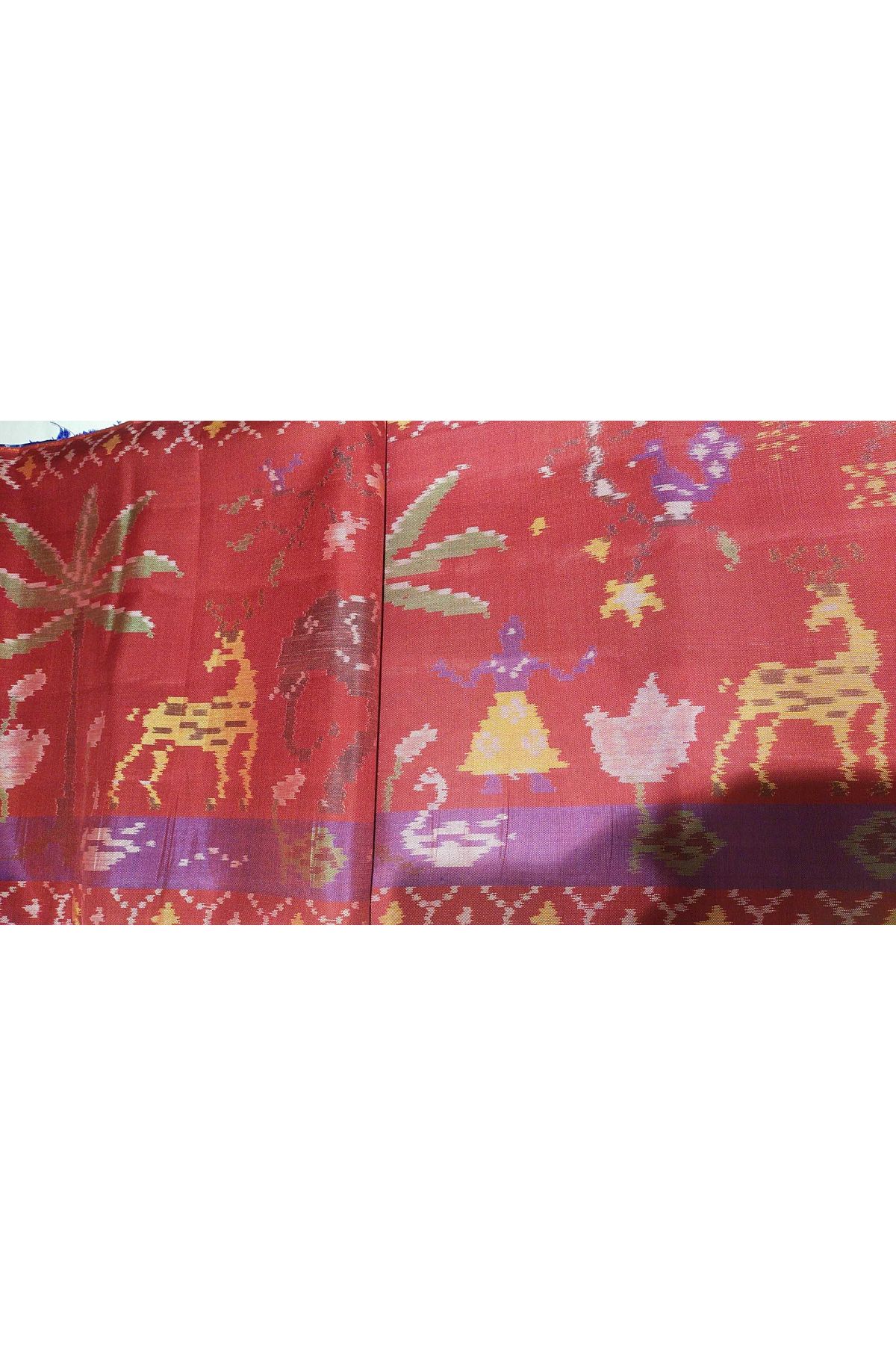 Patola Silk Royal Blue Saree