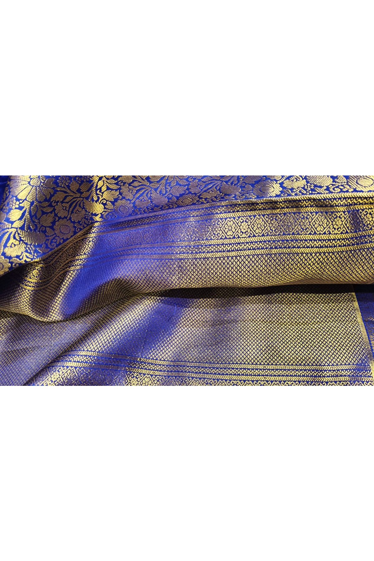 Kancheepuram Silk Royal Blue Saree