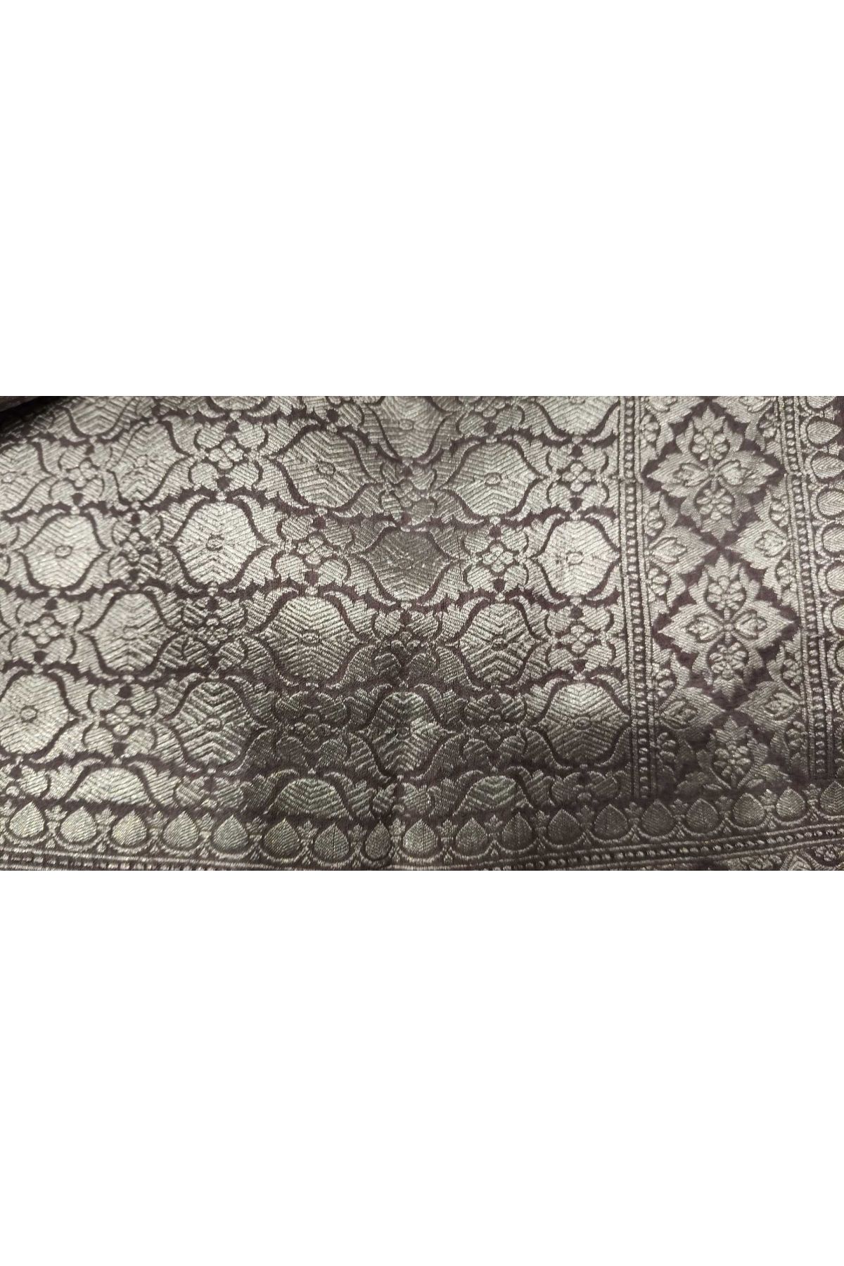 Fancy Tussar Georgette Mauve Saree