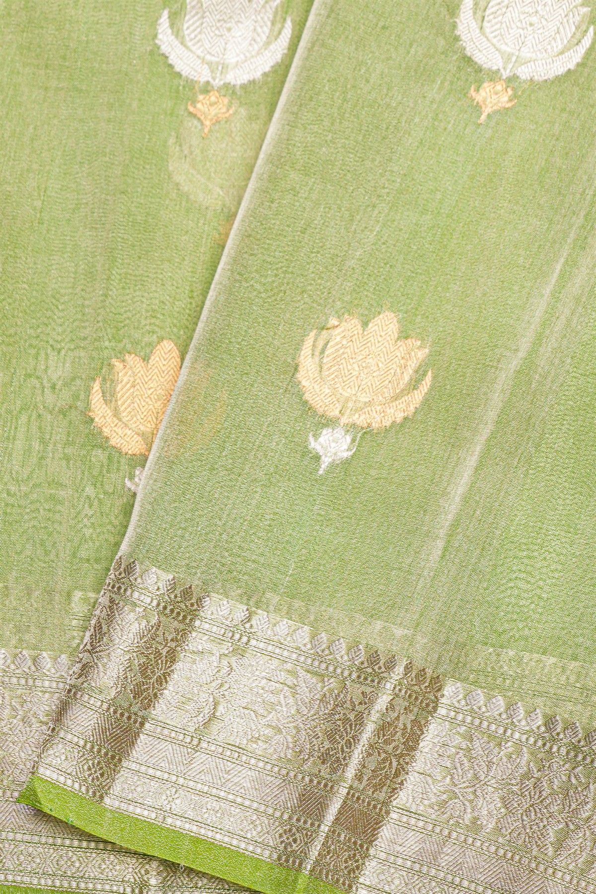 Designer Organza Dual Colour Saree