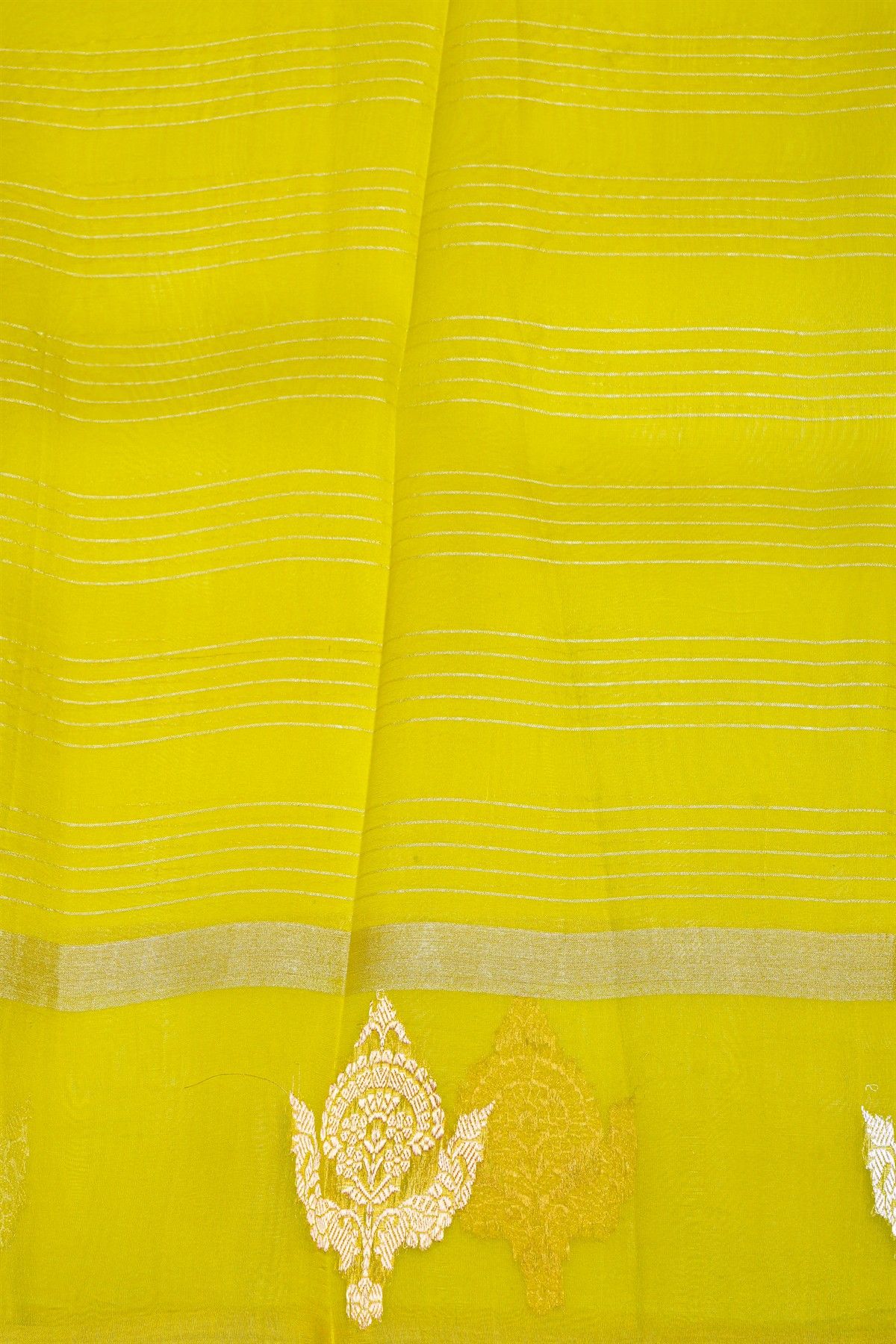 Designer Organza Lime Green Saree