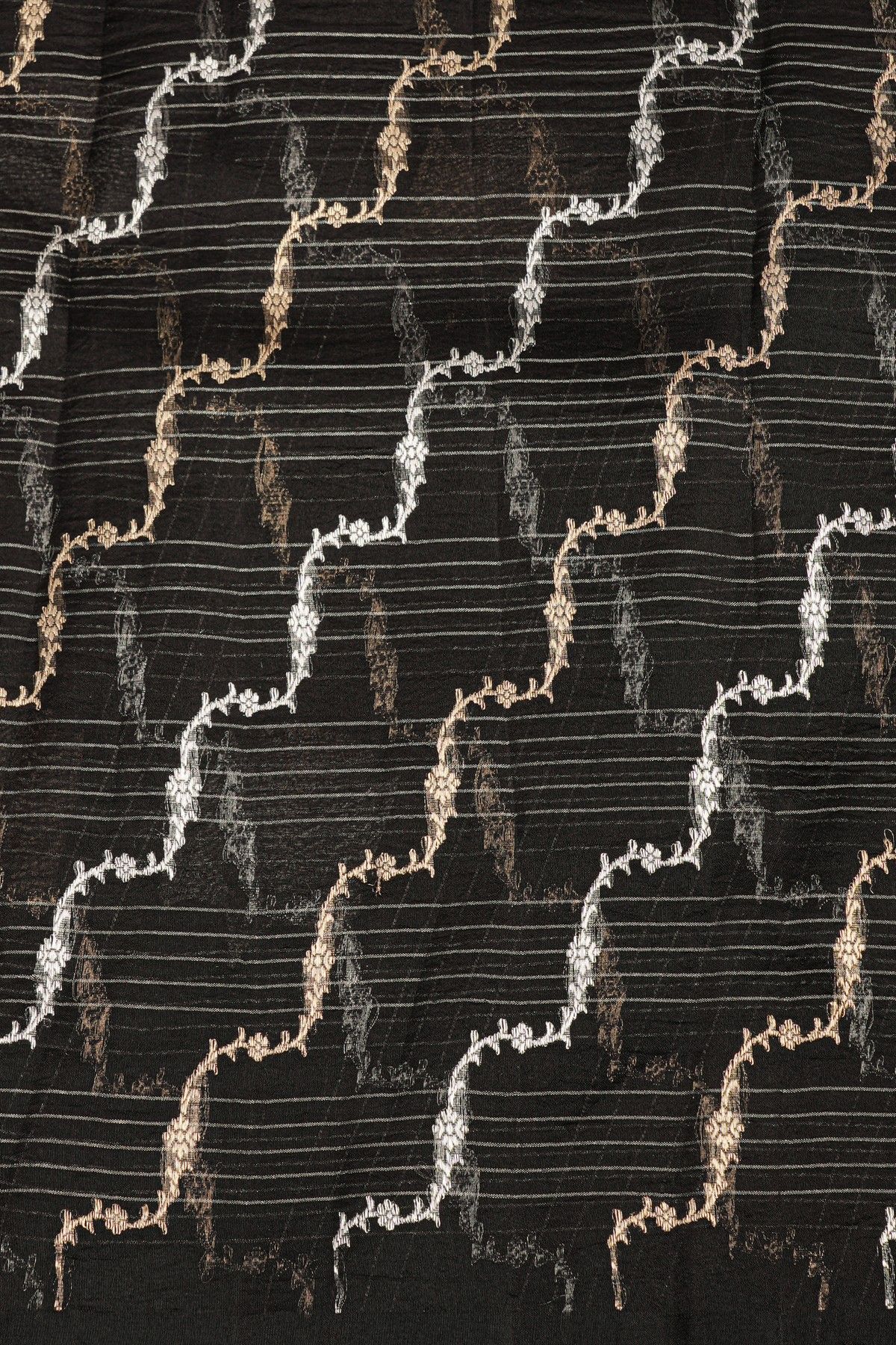 Designer Organza Beige Saree