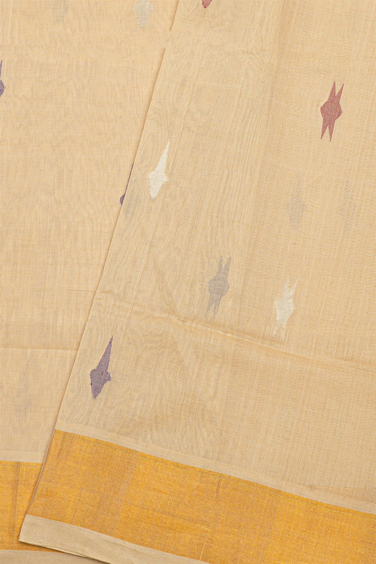 Khaadi Cotton Cream Saree