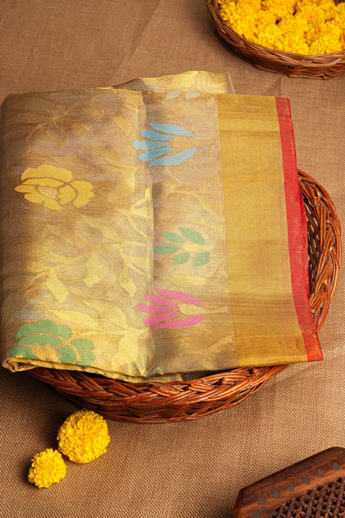 Uppada Silk Multi-Colour Saree