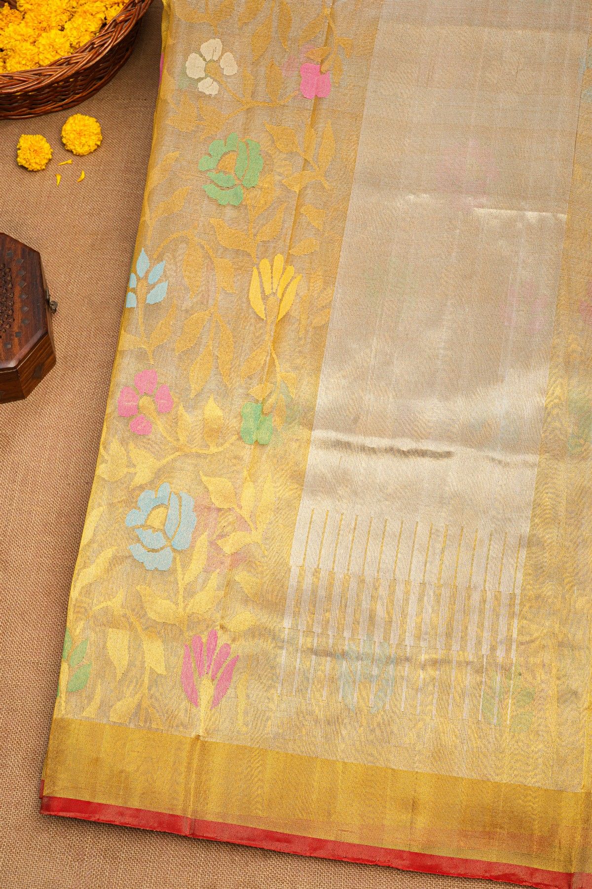 Uppada Silk Multi-Colour Saree