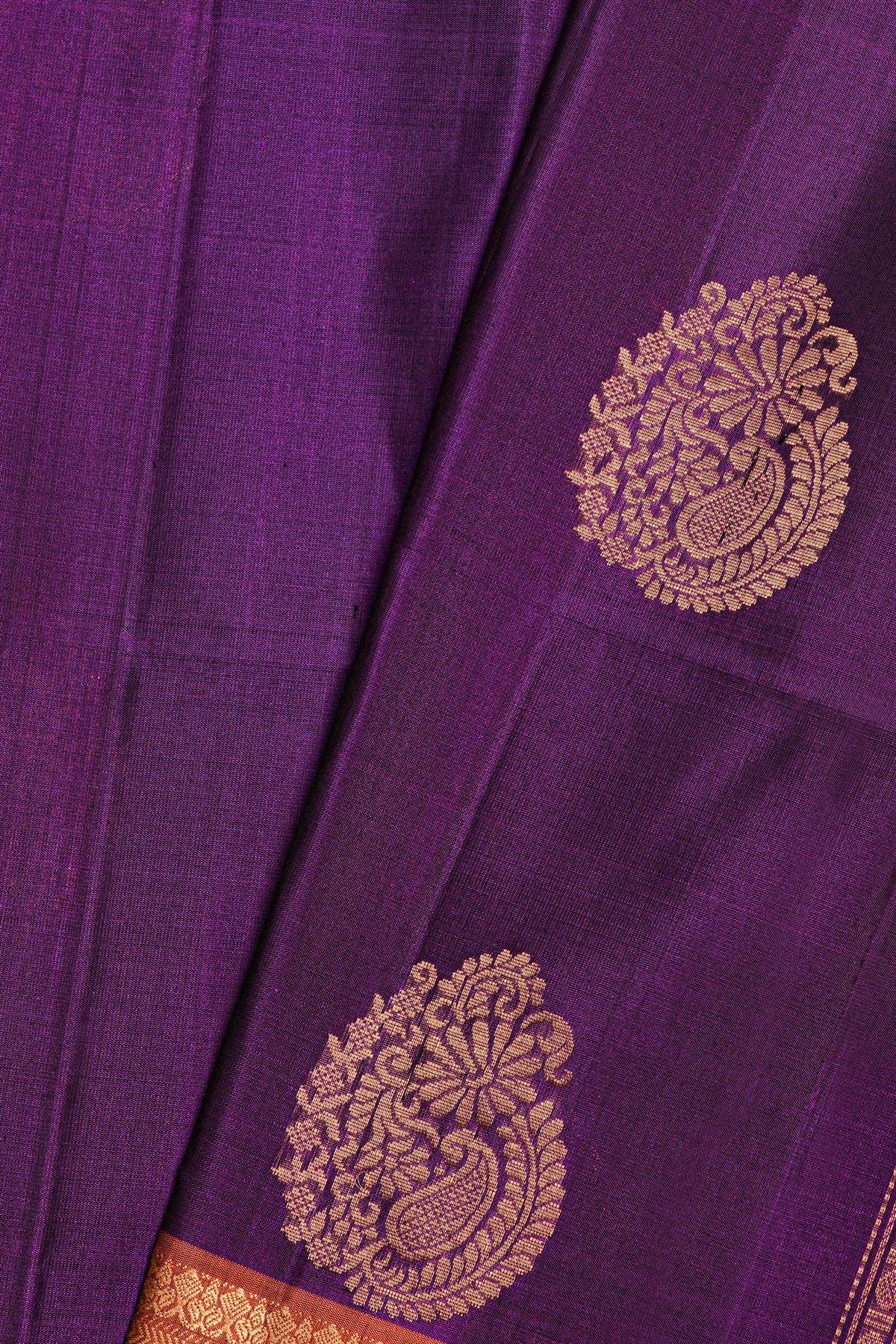 Coimbatore Soft Silk Violet Saree