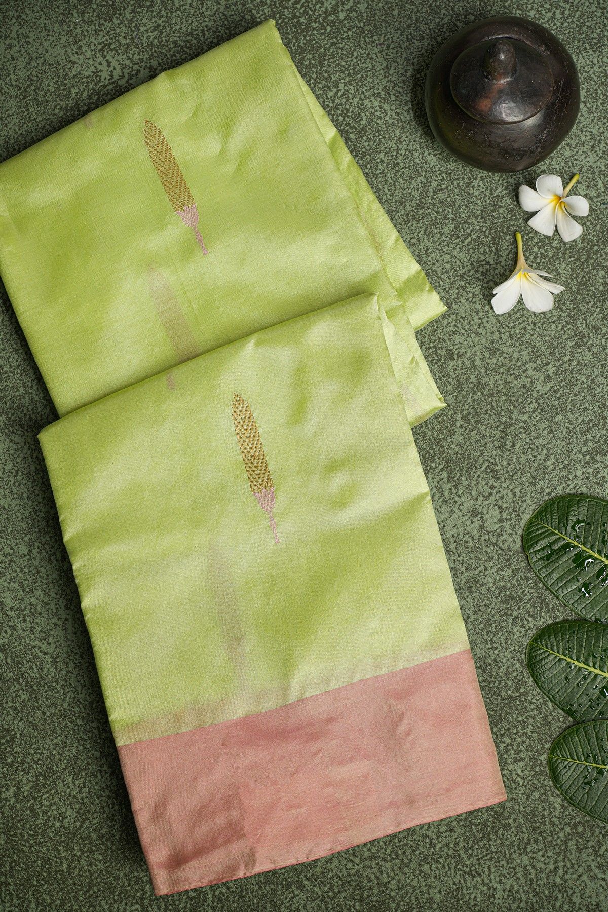 Chanderi Silk Light Green Saree