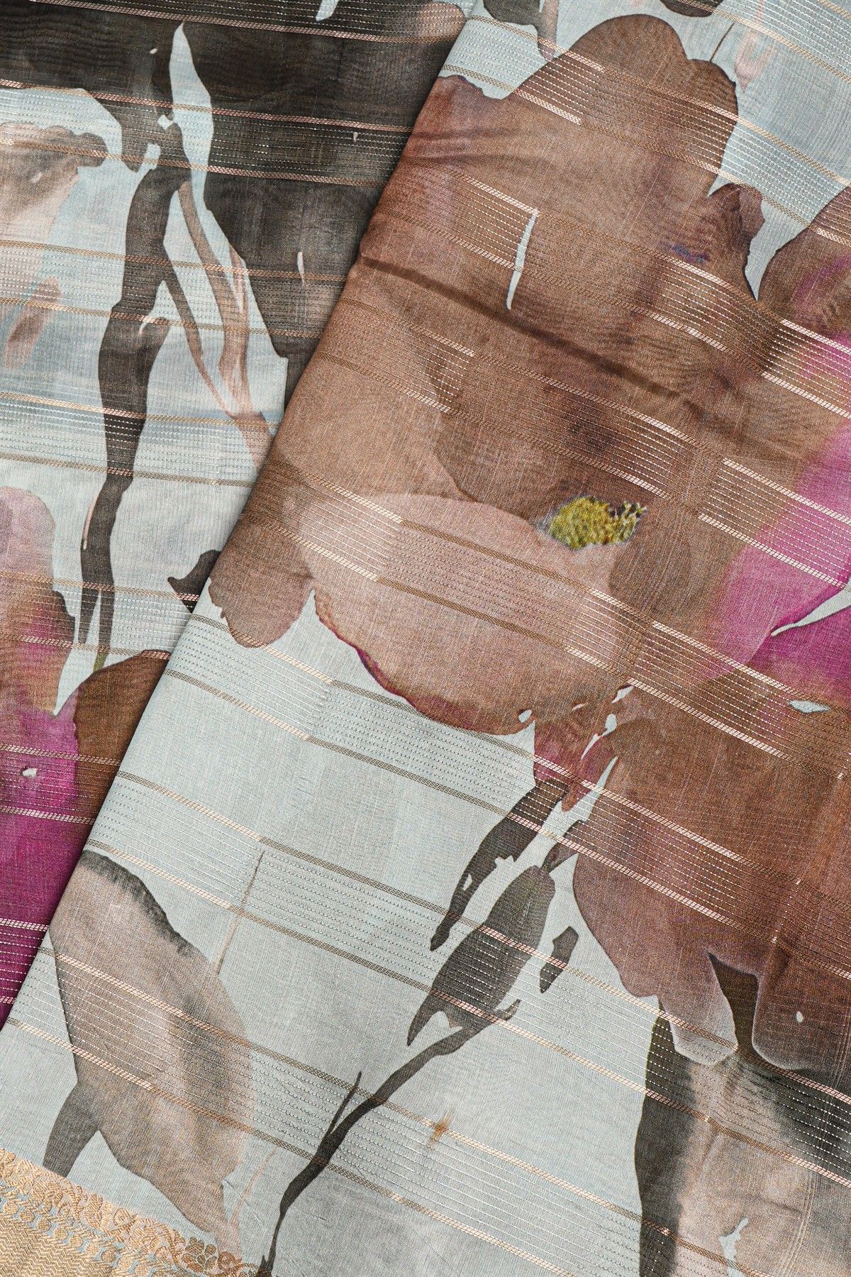 Matka Silk Sky Blue Saree