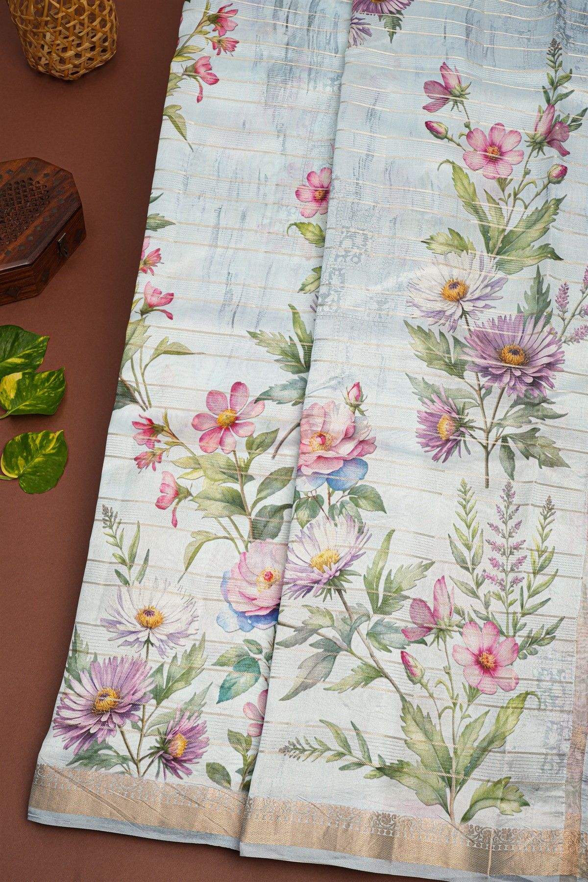 Matka Silk Dual Colour Saree