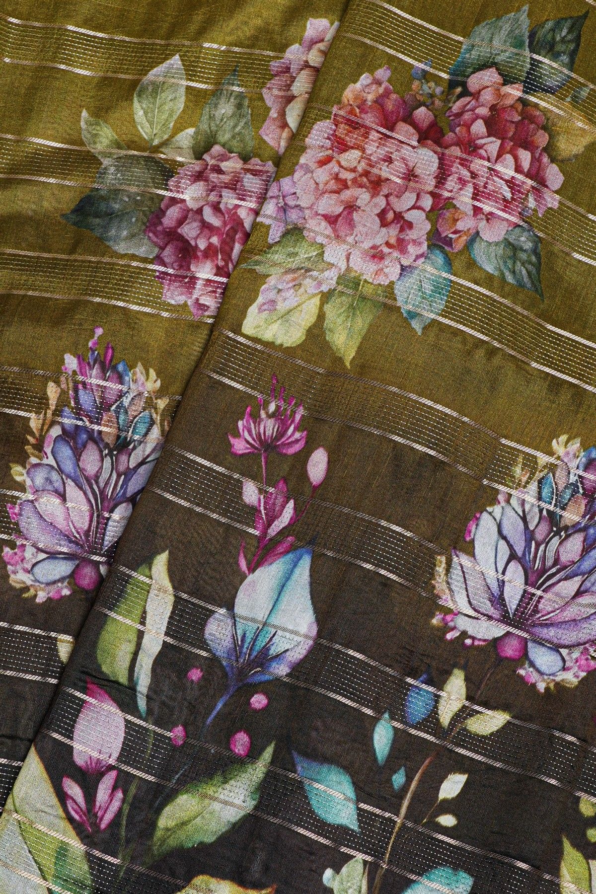 Matka Silk Multicolour Saree