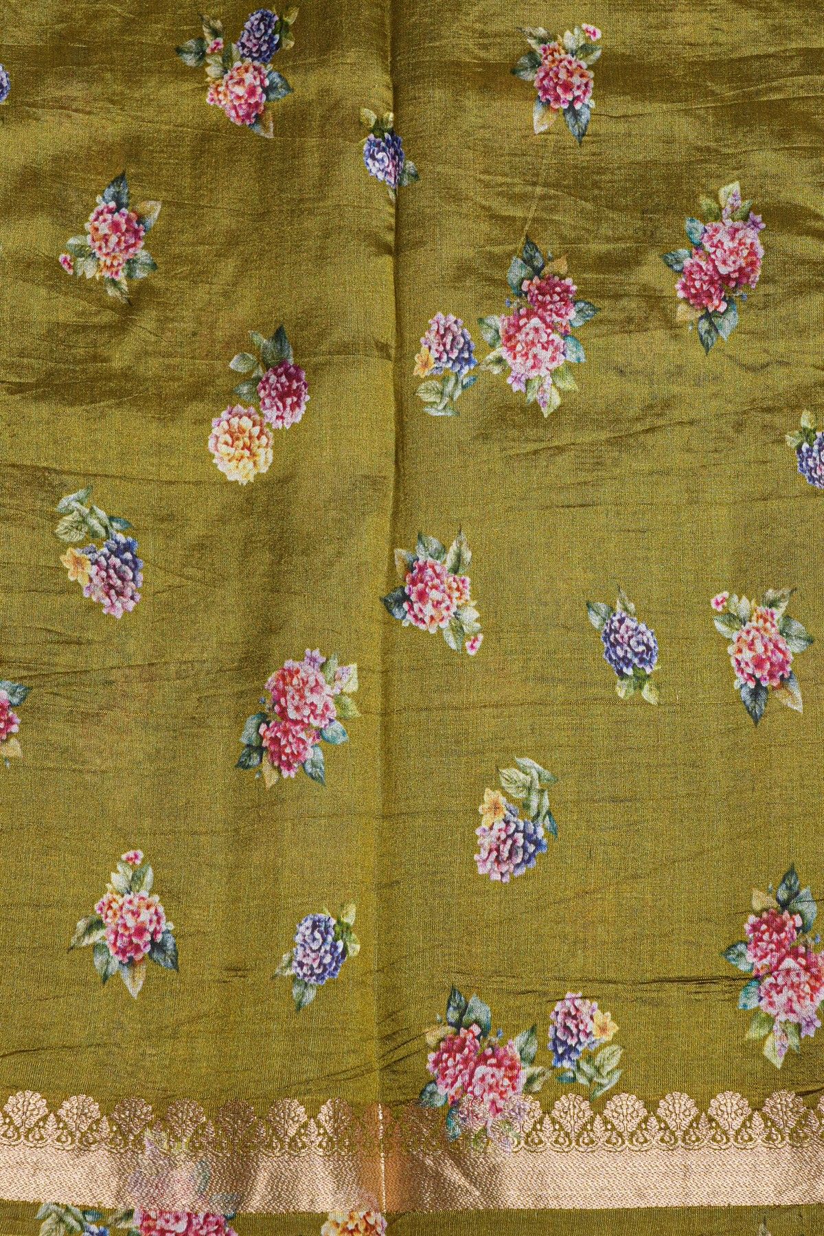 Matka Silk Multicolour Saree